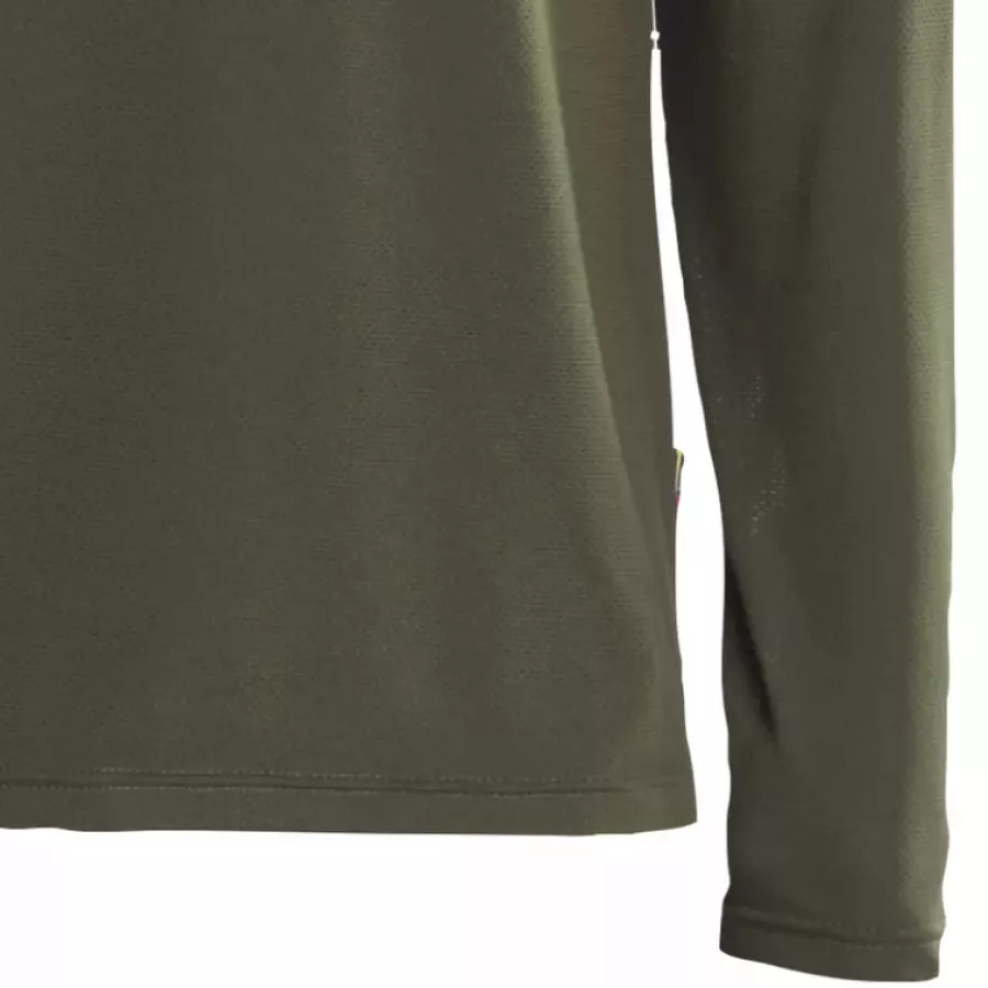 **Long Sleeves** add comfortable coverage that keeps you feeling balanced through shifting weather.