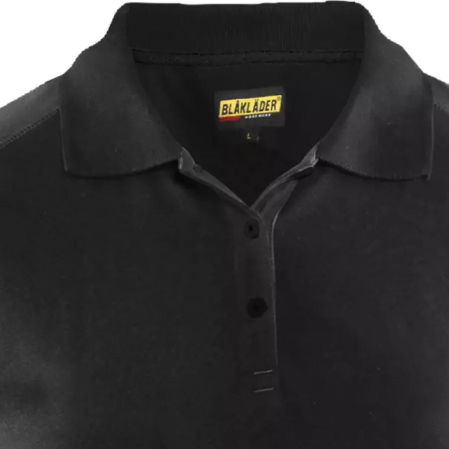 **Ribbed Collar with a Button Closure** gives you a polished look with a comfortable, adjustable fit.