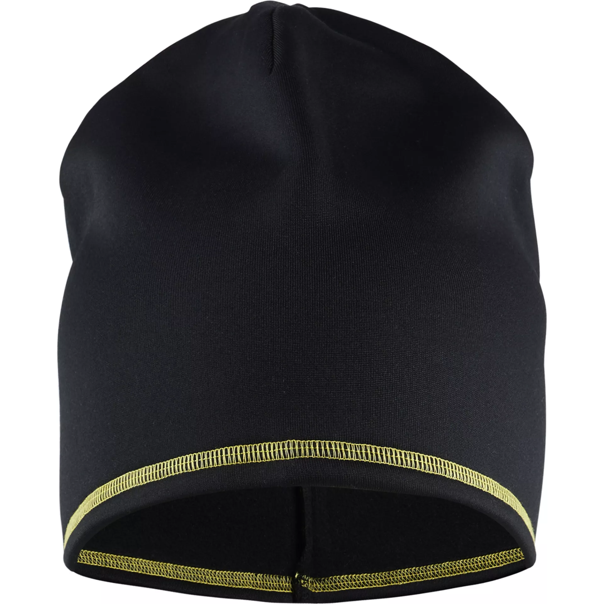 Blåkläder 202325329935, Fleece Beanie, Black/Yellow, image 1