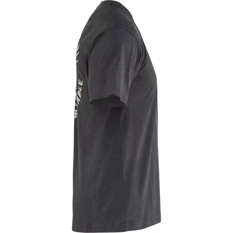 Blåkläder 942210539991, Eagle T-shirt, melerad svart, image 2, gallery thumbnail