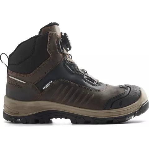 Blåkläder STORM Talviturvakengät kitkapohjilla, ruskea/musta