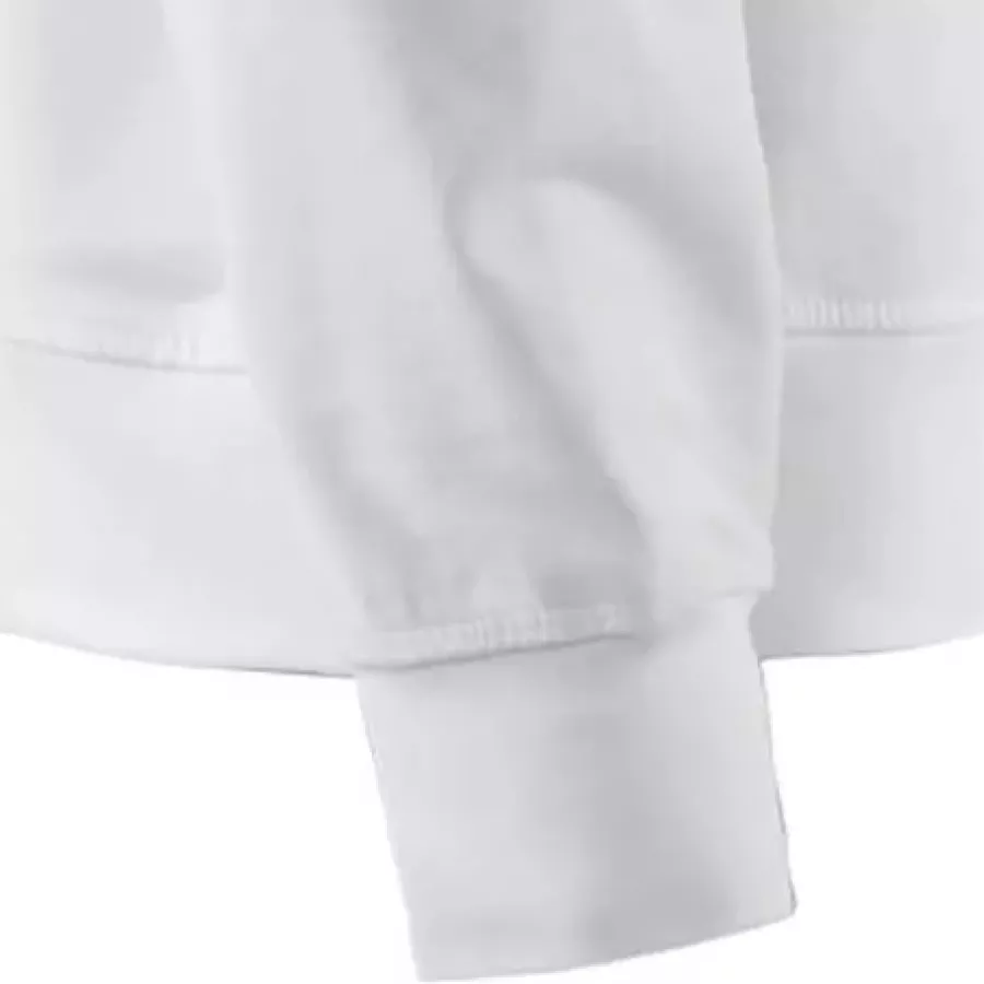 Rippbündchen halten die Ärmel an Ort und Stelle und die Wärme angenehm am Körper.