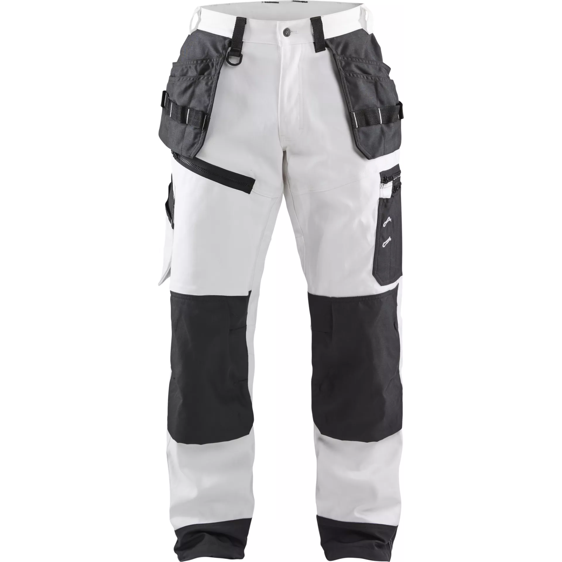 Blåkläder 151012101098, X1500 Painters Holster Pocket Trousers, White/Dark Gray