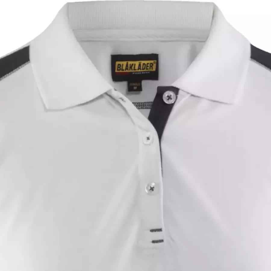 **Ribbed Collar with a Button Closure** gives you a polished look with a comfortable, adjustable fit.