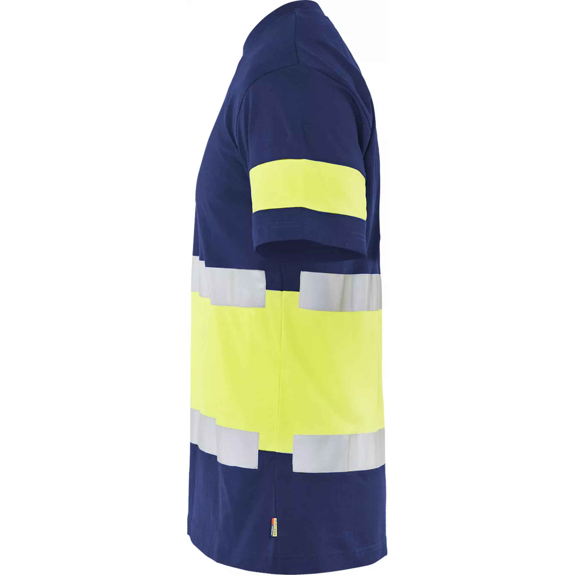 Blåkläder 338710308833, High-Vis T-Shirt, Navy Blue/Hi-Vis Yellow, image 3
