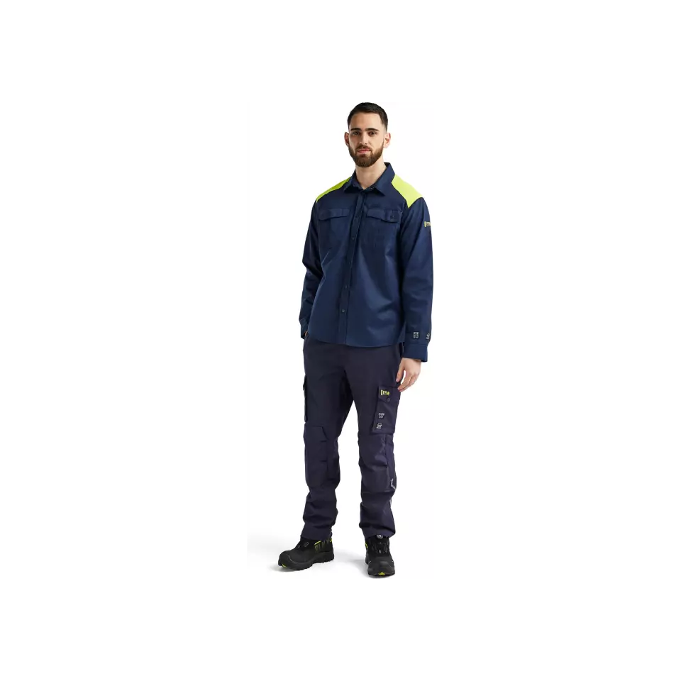 Blåkläder 145418354699, Gardener's Pants, Olive/Black, image 2, gallery thumbnail