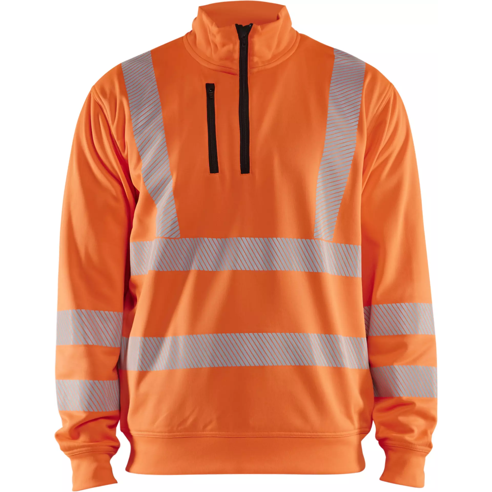 Blåkläder 356425385300, High-Vis Half Zip Sweatshirt, Hi-Vis Orange