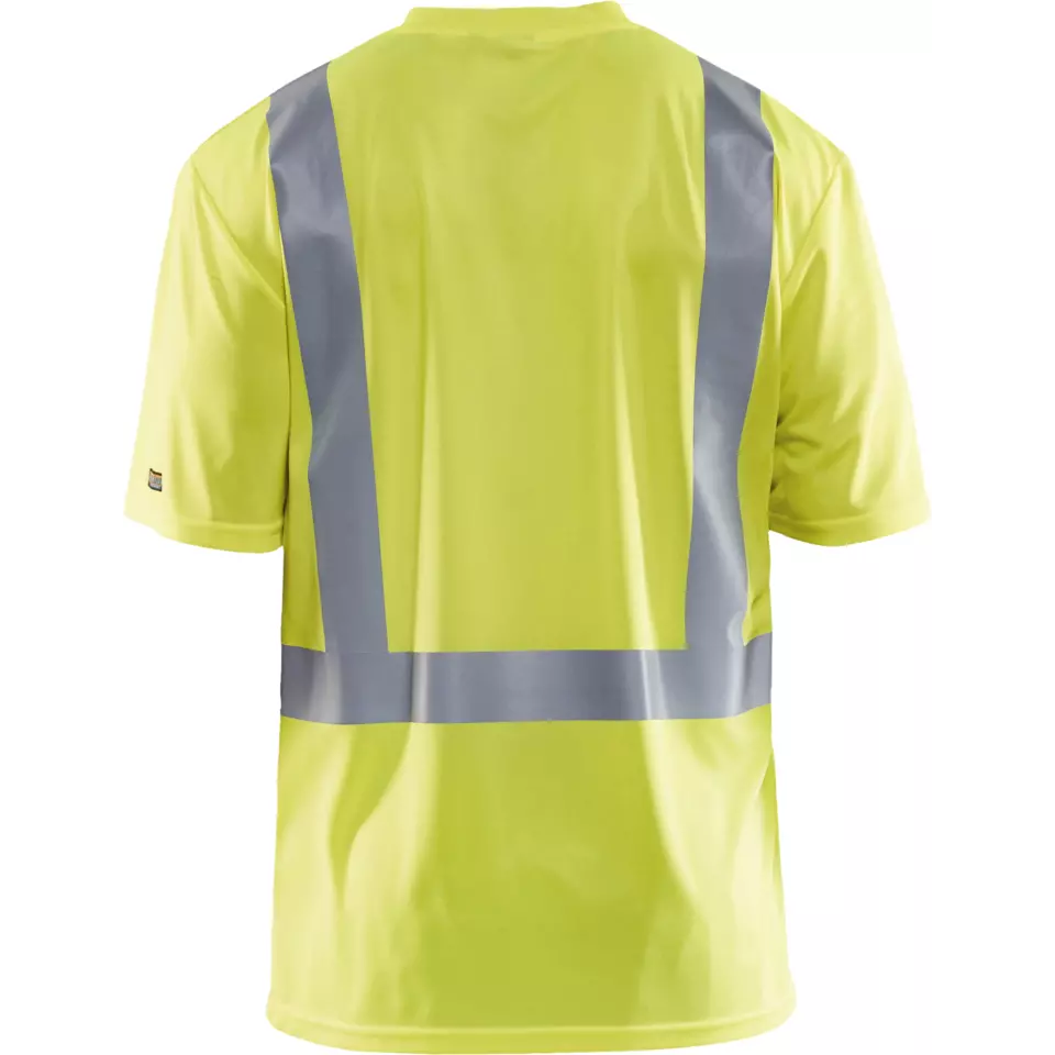 Blåkläder 338210113300, High-Vis T-Shirt With UV Protection, High-Visibility Yellow, image 4, gallery thumbnail