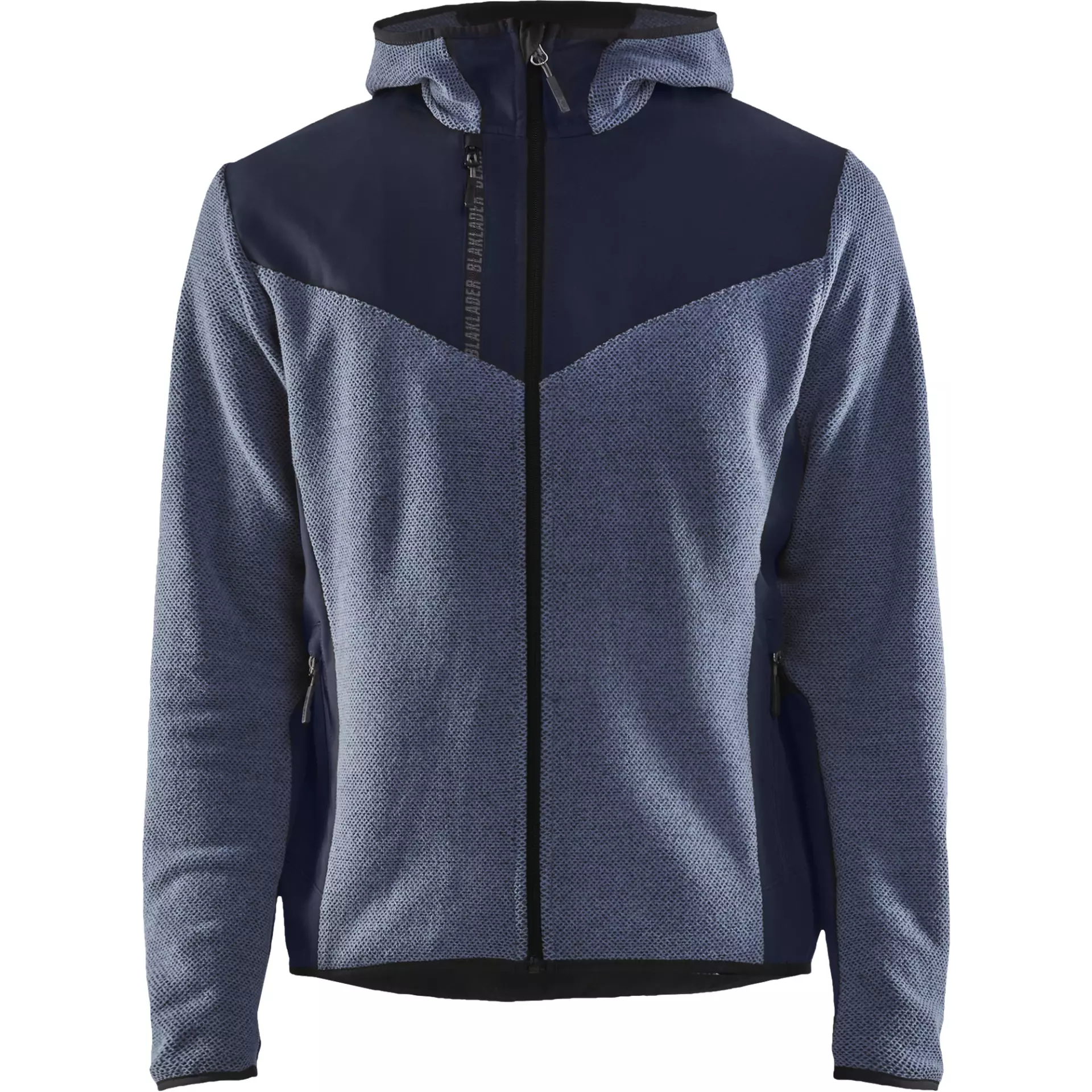 Blåkläder 594025368286, Knitted Softshell Jacket, Pigeon Blue/Dark Blue