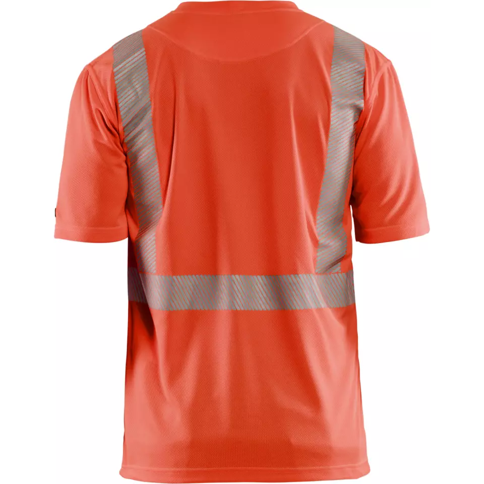 Blåkläder 338610135500, High-Vis T-Shirt With UV Protection, High-Vis Red, image 4, gallery thumbnail