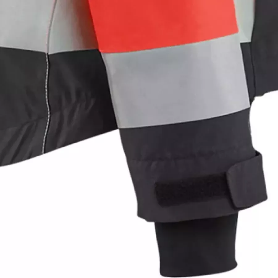 **Adjustable Velcro Cuffs with Thumb Hole** ensure a secure fit while keeping sleeves in place and offering added hand protection.