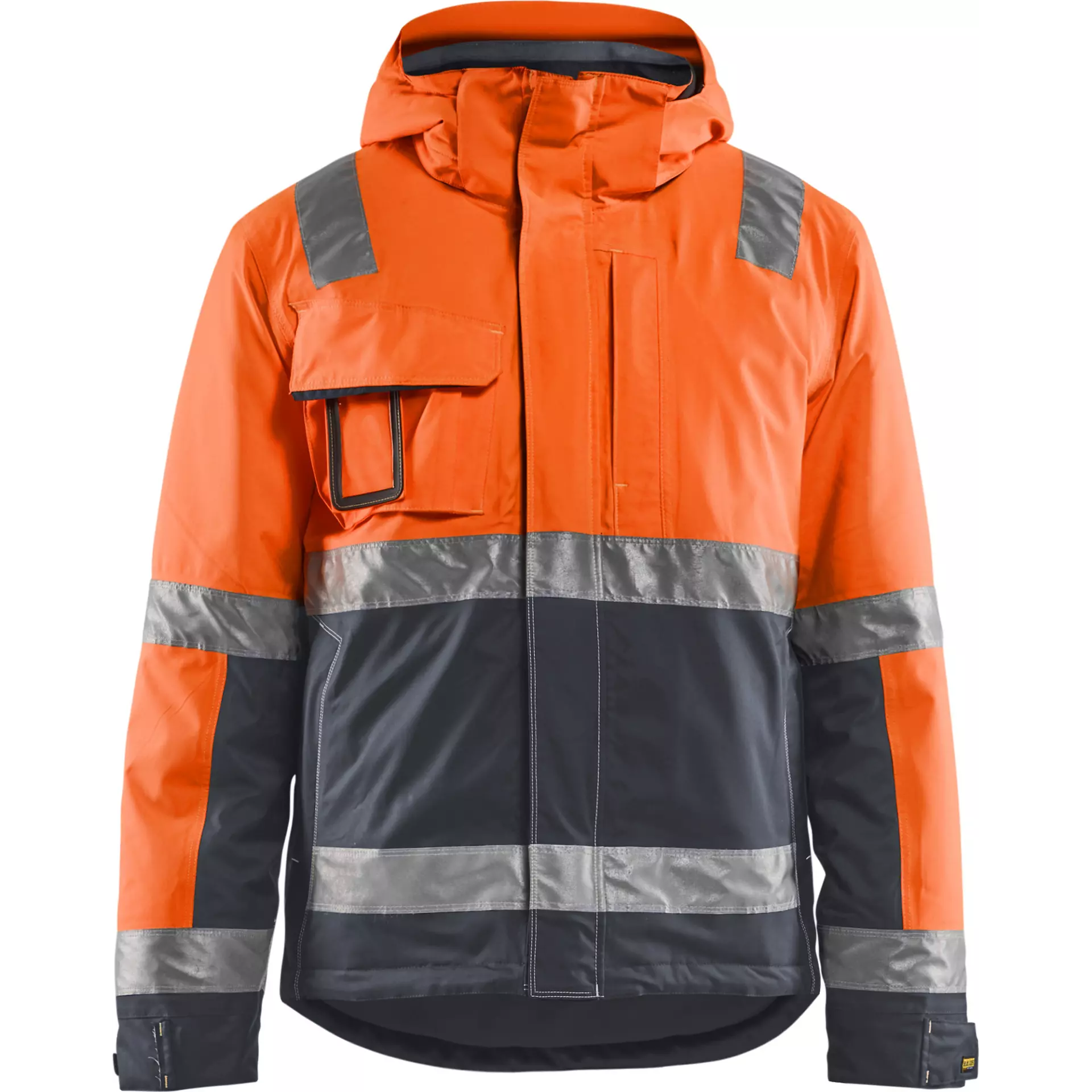 Blåkläder 487019875396, High-Vis Winter Jacket, Hi-Vis Orange/Grey