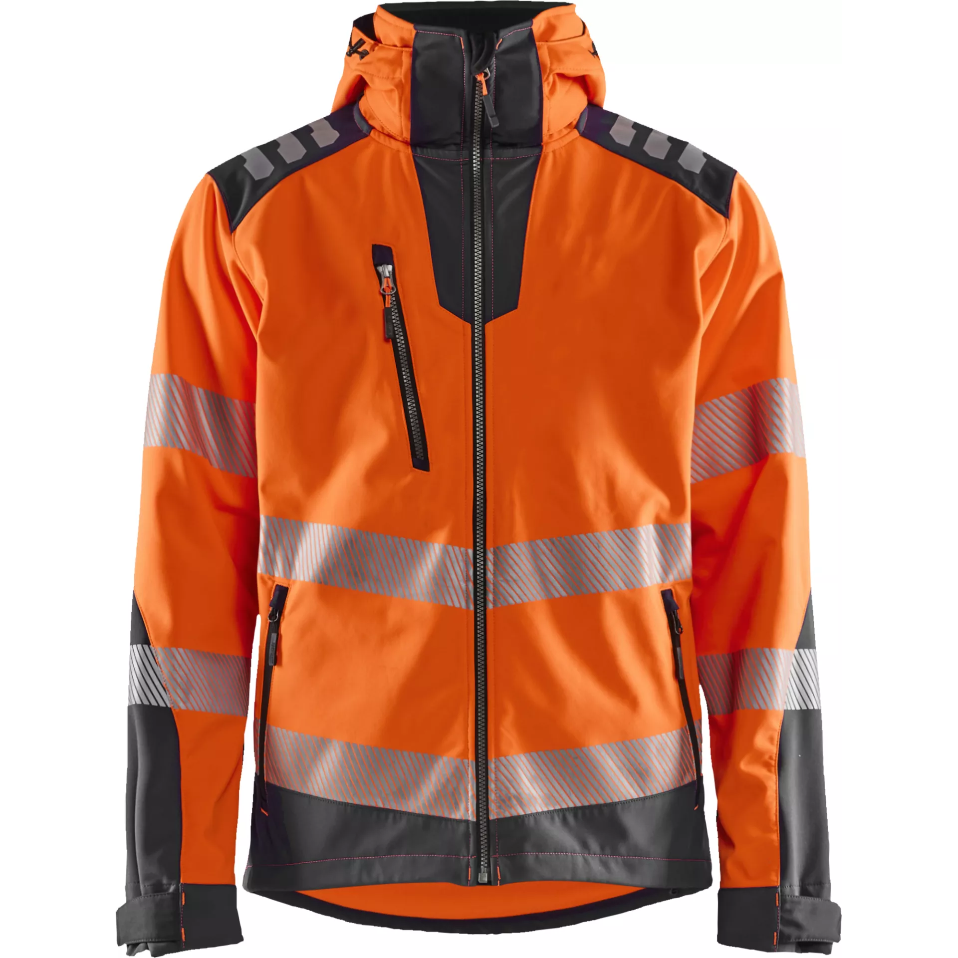 Blåkläder 449125135396, High-Vis Softshelljacke, Warnorange/Grau