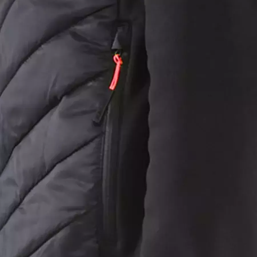 **Reißverschlusstaschen** sichern Ihre Wertsachen und halten sie gleichzeitig griffbereit.