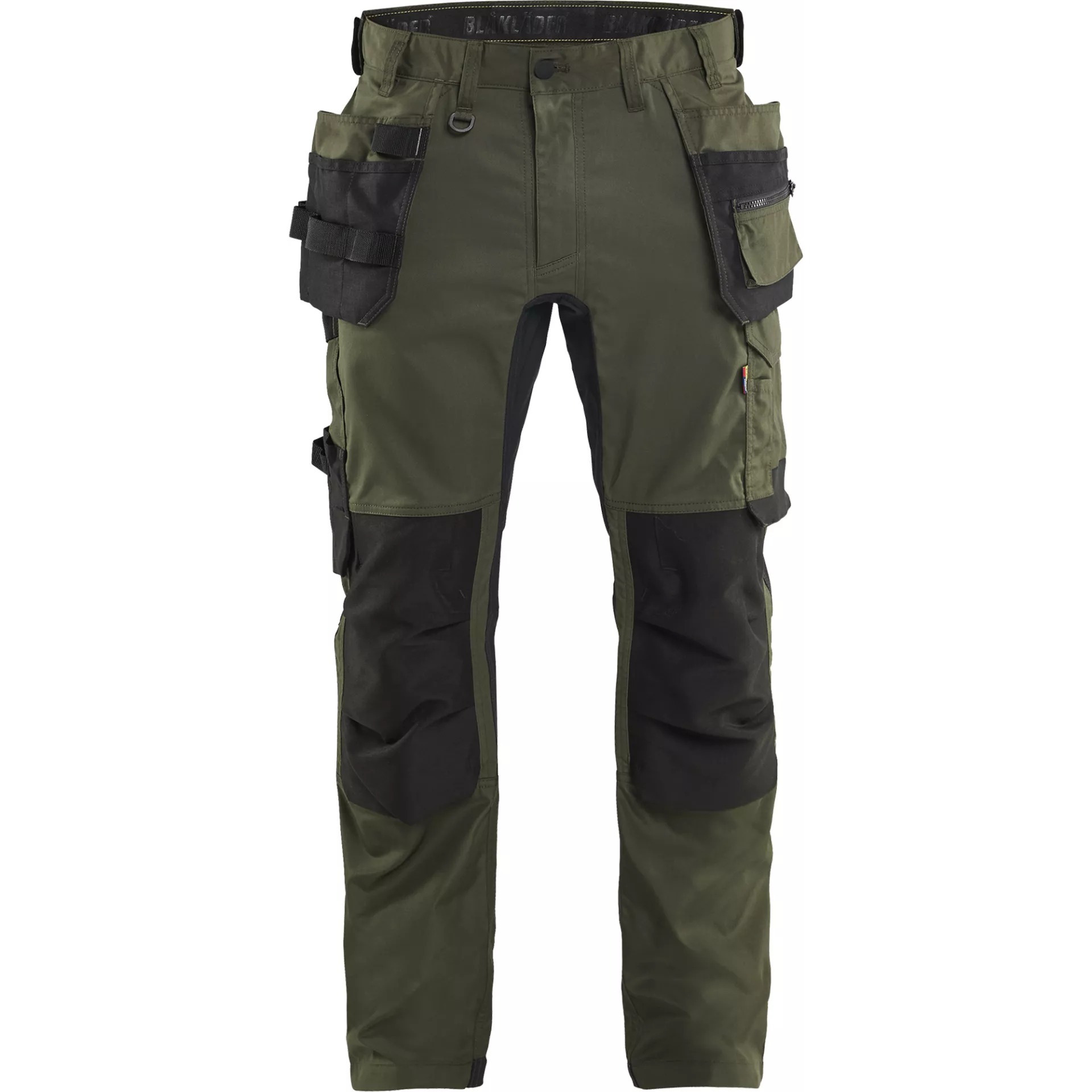 Blåkläder 175018324298, Stretch Holster Pocket Trousers, Forest Green/Black