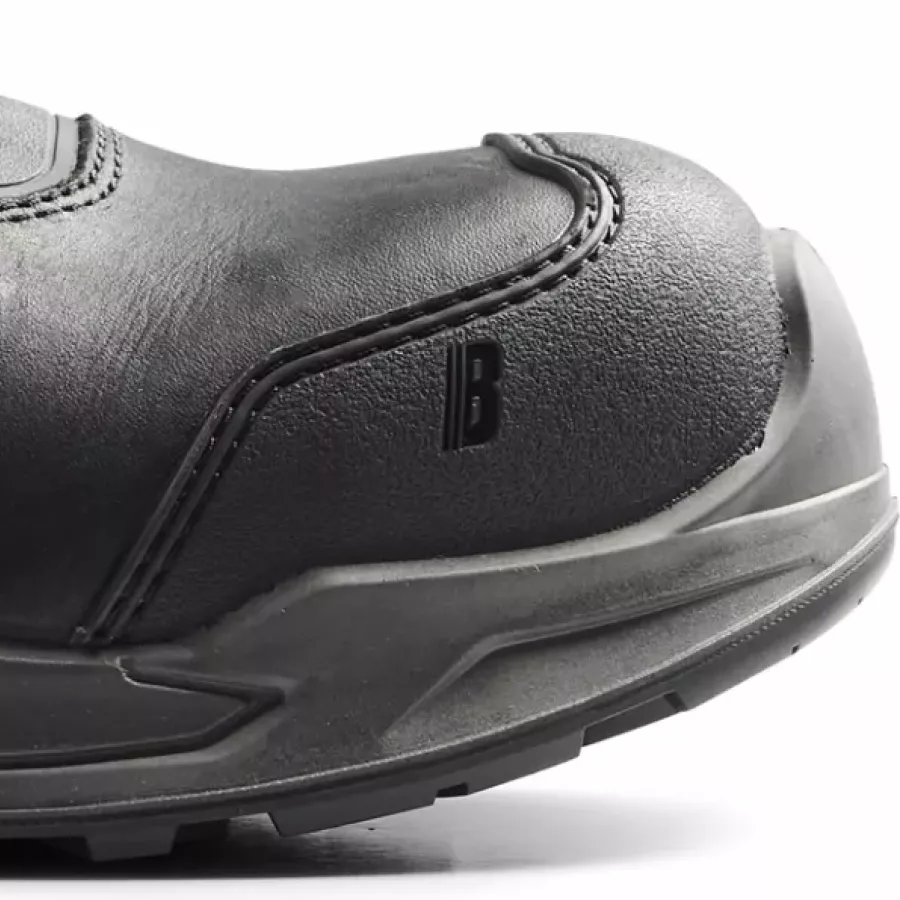 Die Zehenschutzkappe aus Komposit bietet Ihnen zuverlässigen Schutz und hält den Schuh angenehm leicht.