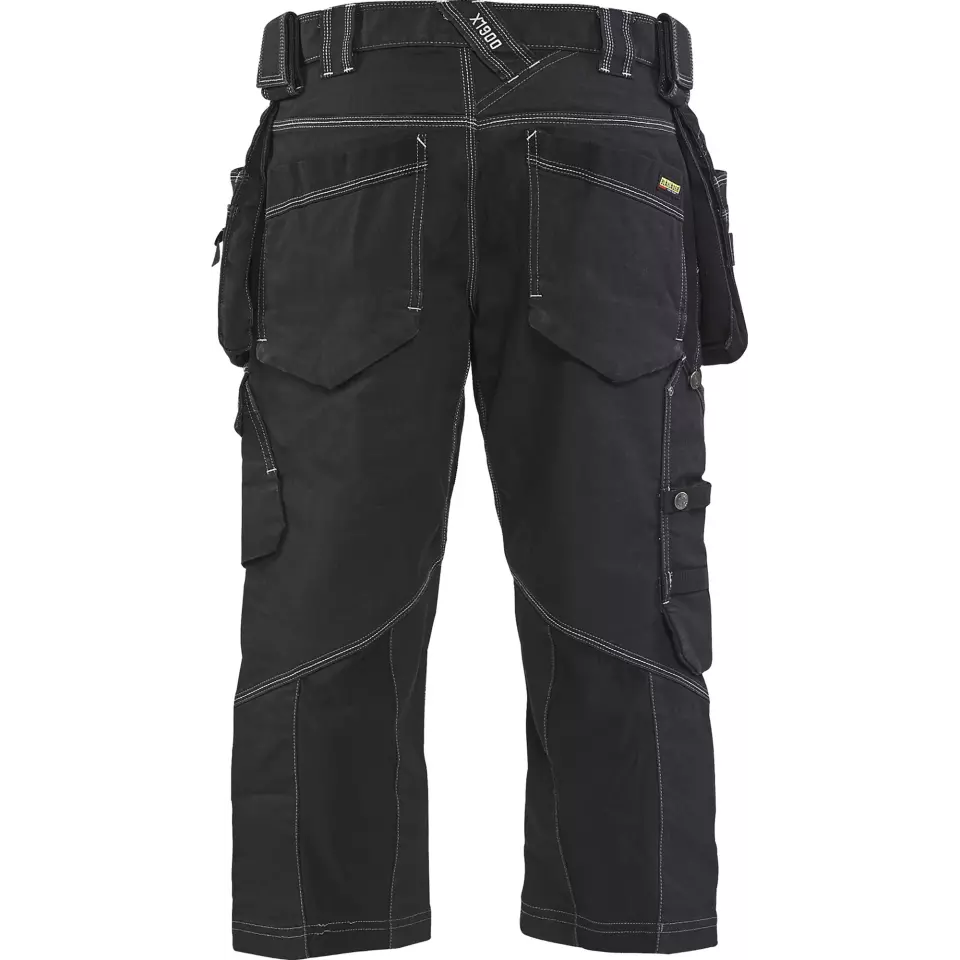 Blåkläder 199111419900, X1900 Stretch Pirate Pants, Black, image 4, gallery thumbnail