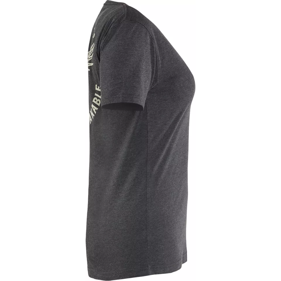 Blåkläder 942310539991, Eagle Dam T-shirt, melerad svart, image 2, gallery thumbnail