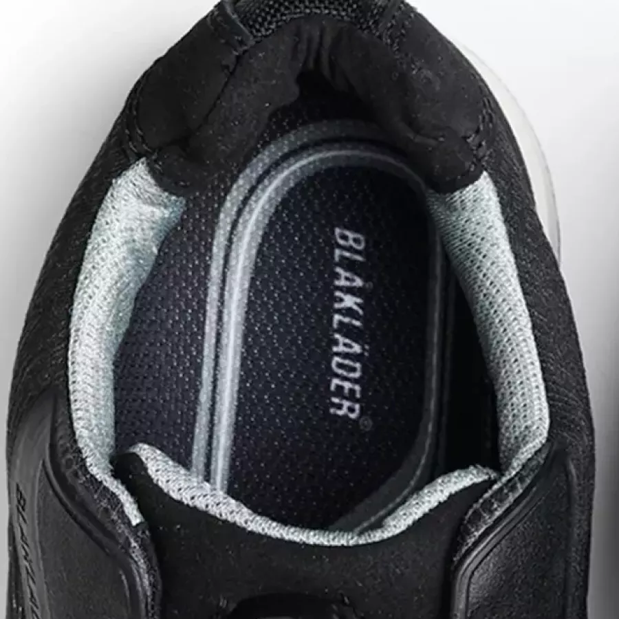 **Soft PU Insole** cushions your stride to keep you feeling supported through long shifts.