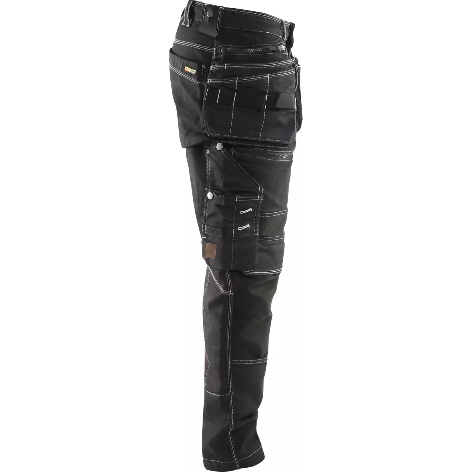 Blåkläder 199011419900, X1900 Stretch Holster Pants, Black, image 2, gallery thumbnail