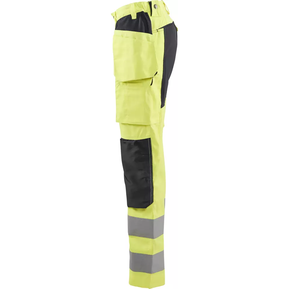 Blåkläder 716318113399, Women's Hi-Vis Holster Pants, Stretch, Hi-Vis Yellow/Black, image 3, gallery thumbnail