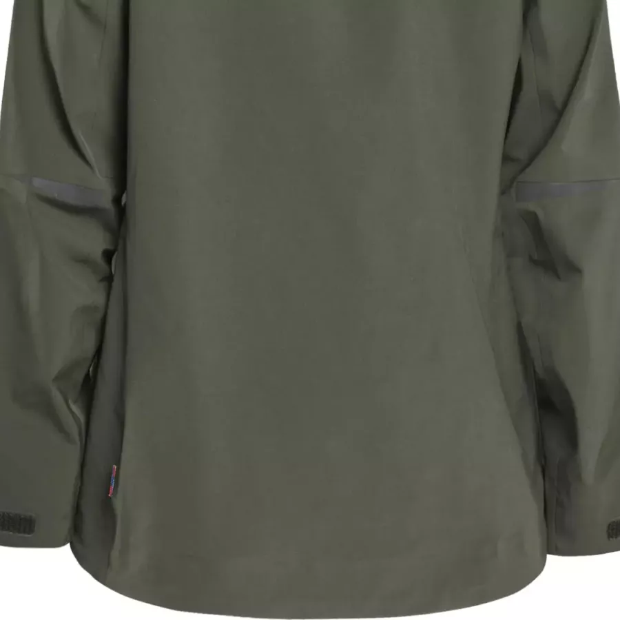 **Wind- und wasserdichtes Gewebe** schützt Sie vor Witterungseinflüssen und bietet den ganzen Tag über angenehmen Tragekomfort.