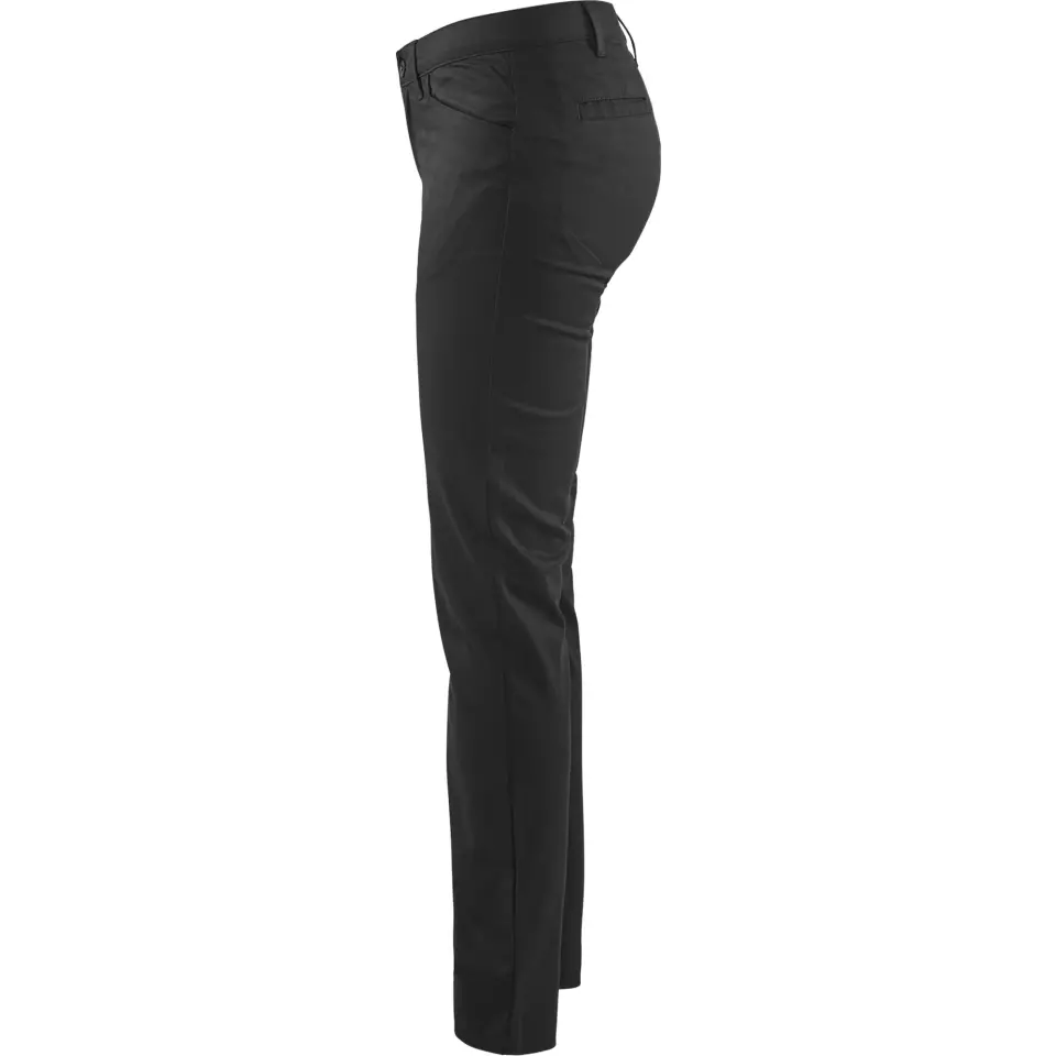 Blåkläder 716518309900, Women's Stretch Chinos, Black, image 3, gallery thumbnail
