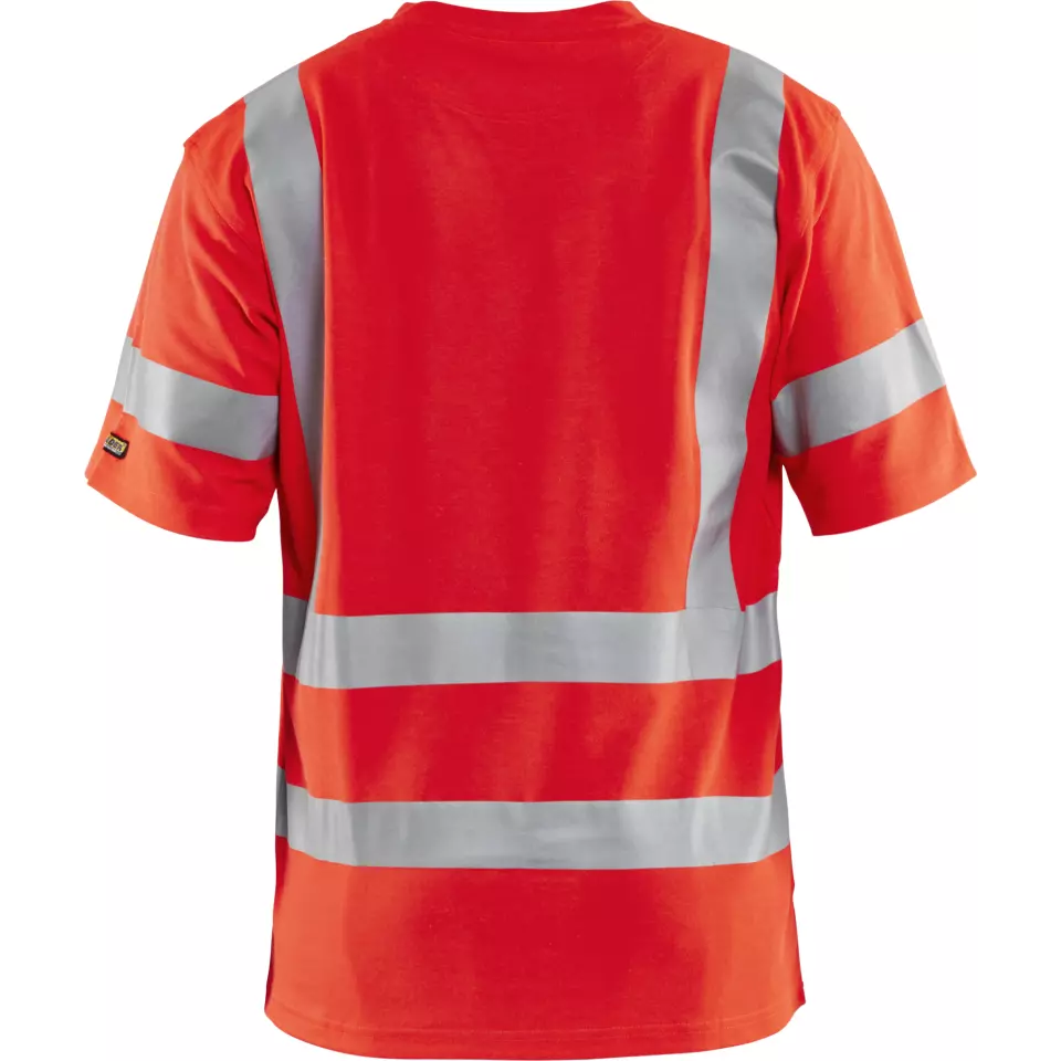 Blåkläder 338010705500, High-Vis T-Shirt With UV Protection, High-Vis Red, image 4, gallery thumbnail