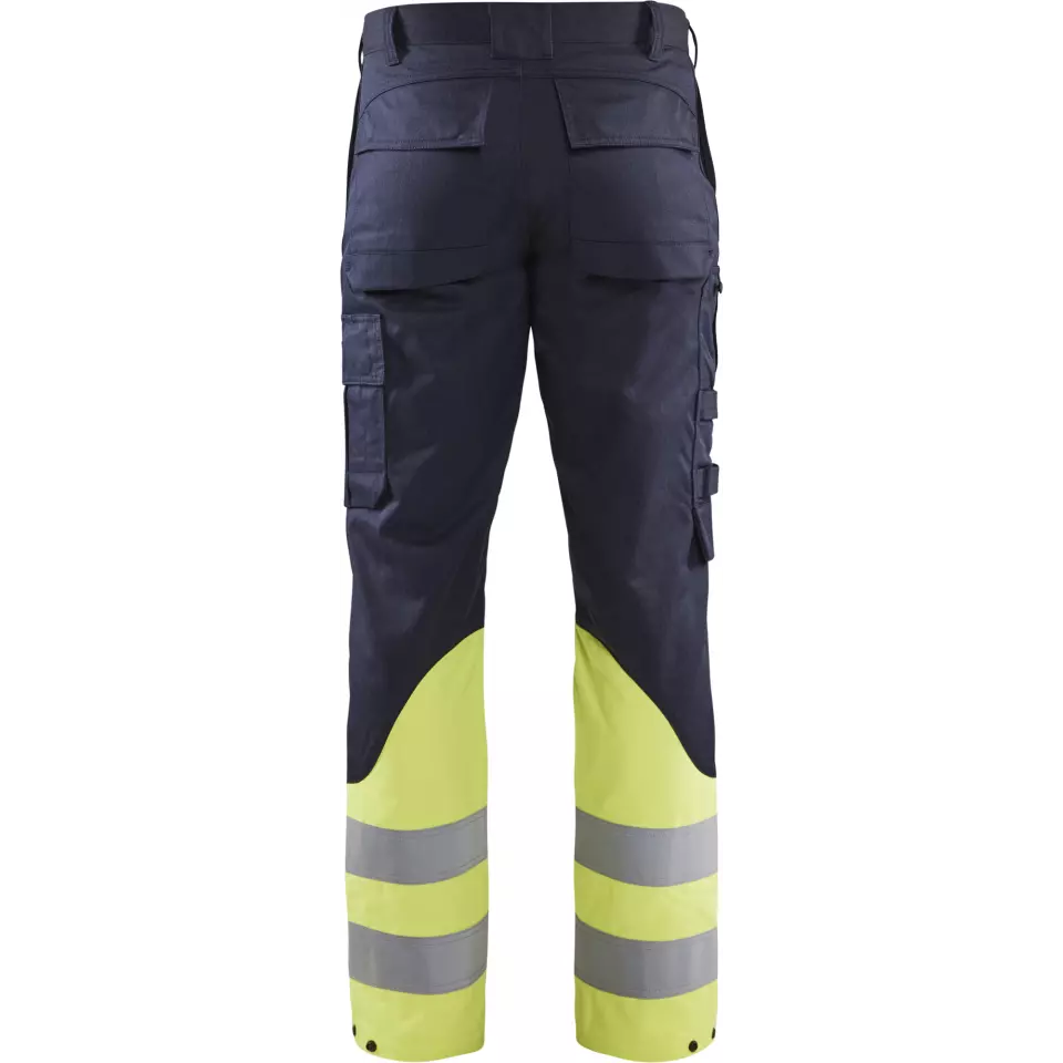 Blåkläder 170515198933, Work Pants With Inherent Flame Protection, Steel, Dark Blue/Yellow, image 4, gallery thumbnail