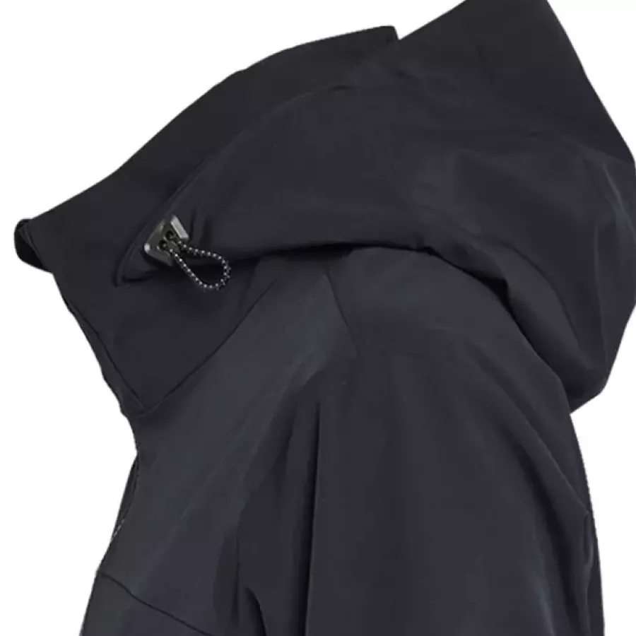 **Abnehmbare Kapuze** bietet Ihnen flexiblen Schutz und lässt sich abnehmen, wann immer das Wetter es zulässt.