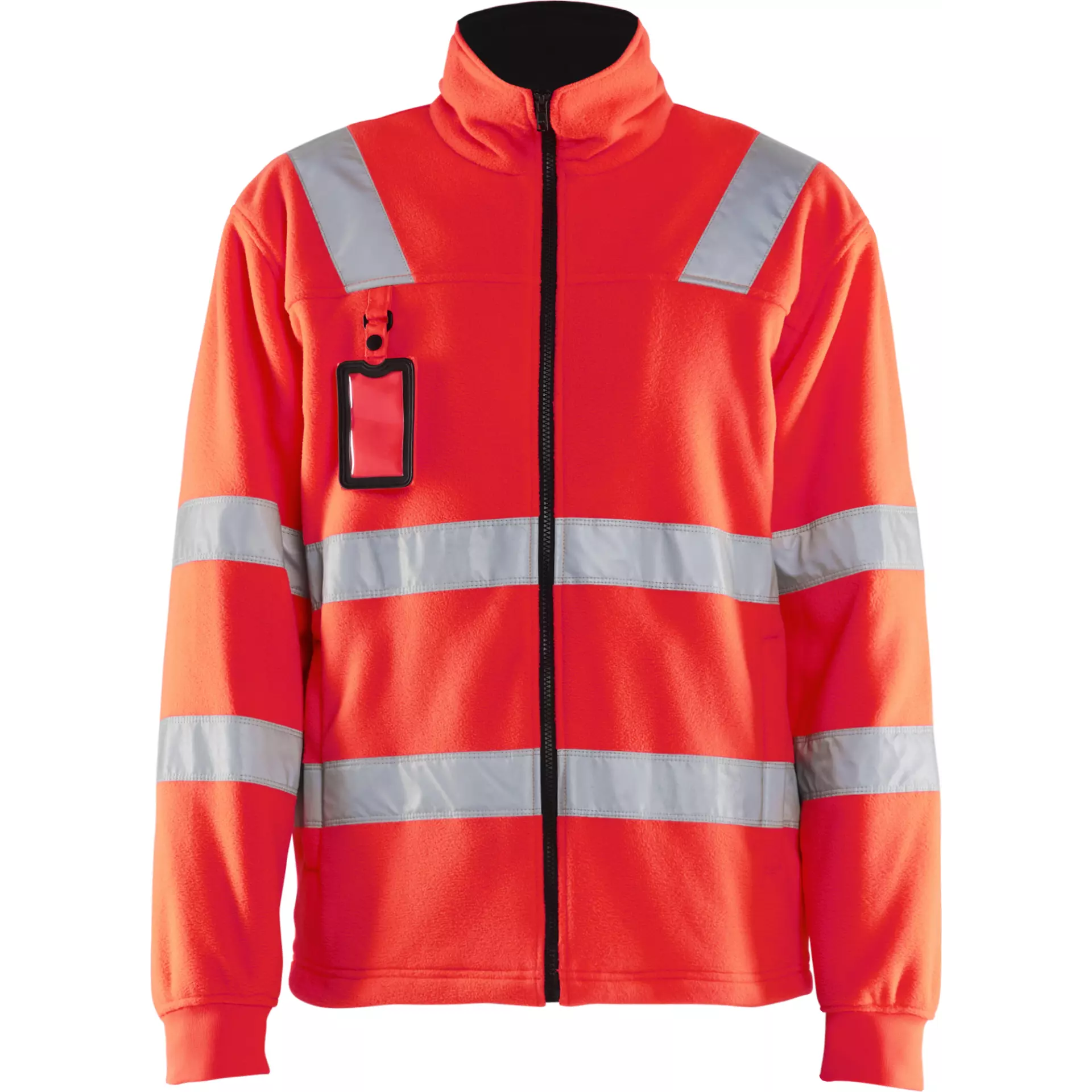 Blåkläder 483325605500, High-Vis Fleece Jacket, High-Vis Red