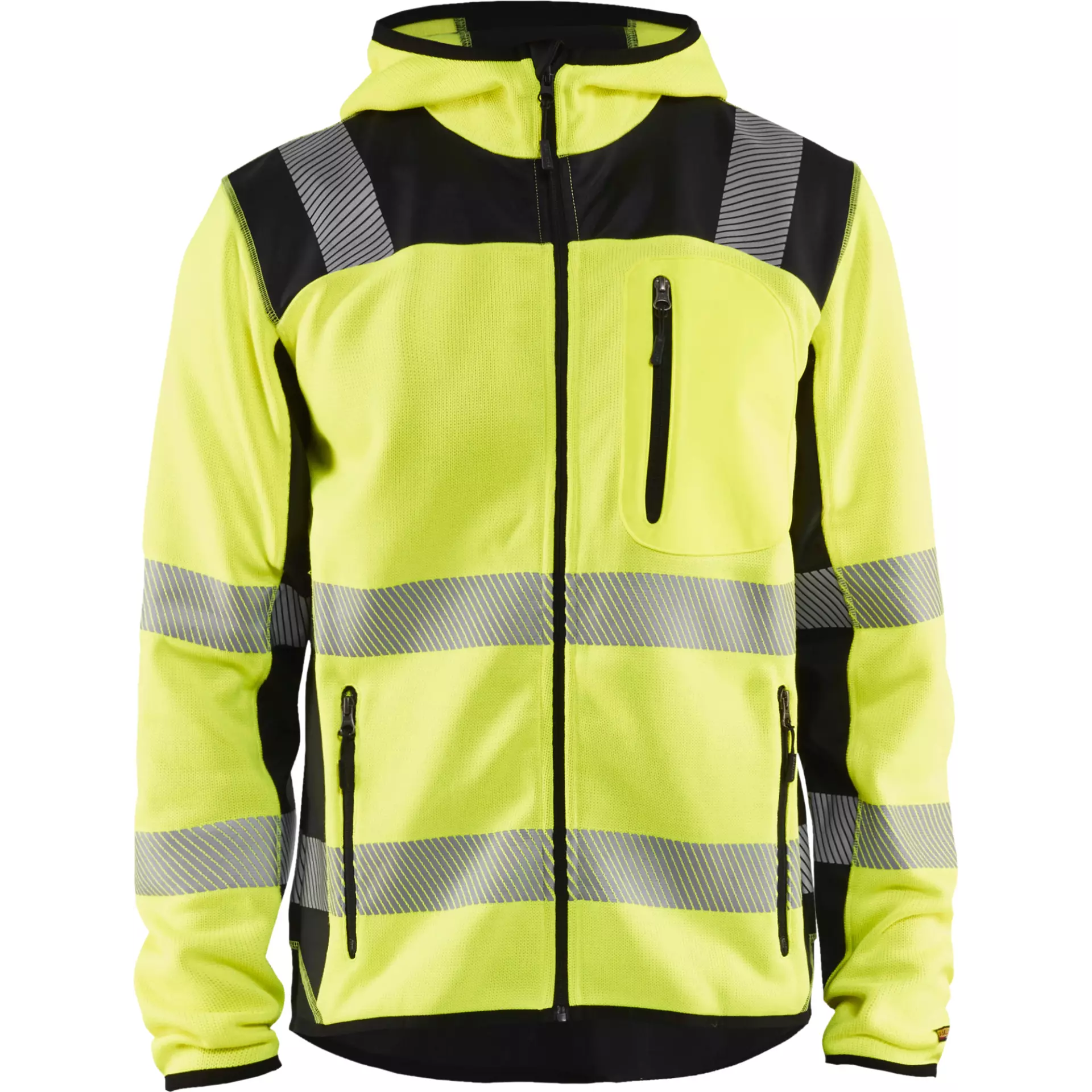 Blåkläder 492321203399, High-Vis Knitted Jacket, High-Vis Yellow/Black