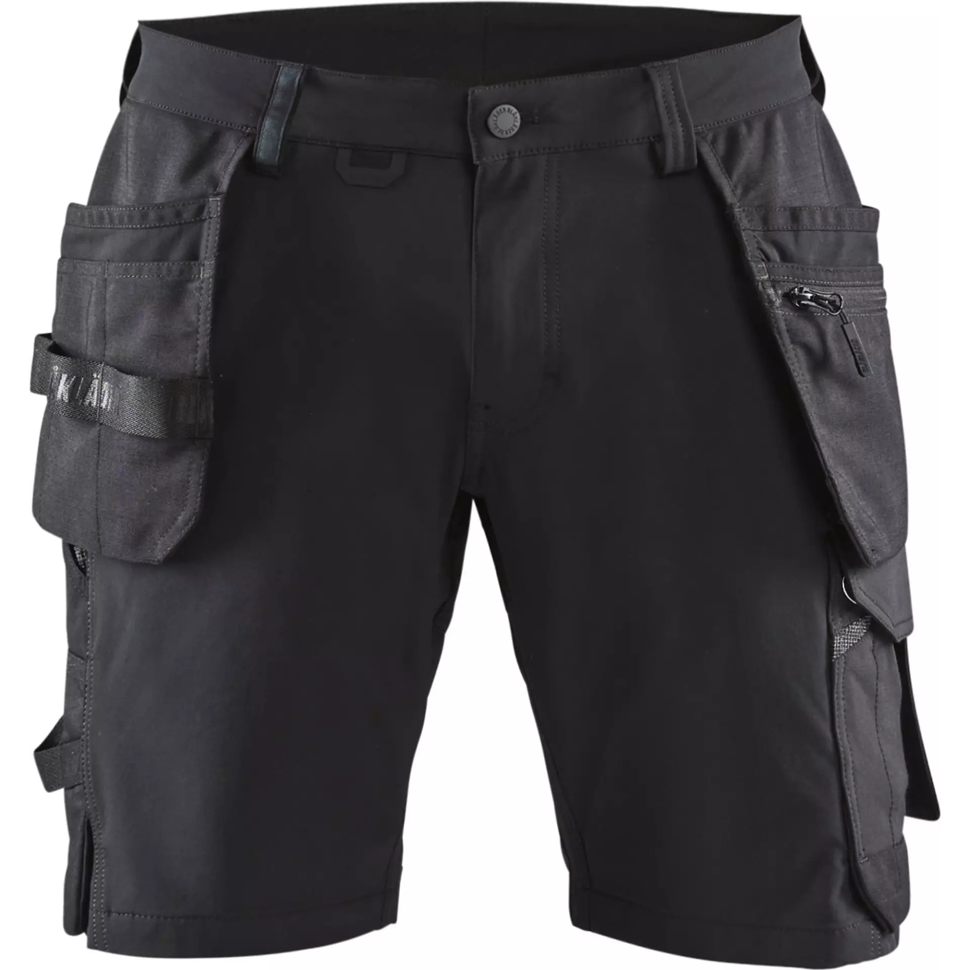 Blåkläder 152016459998, Holstertaschen Shorts, 4-Wege-Stretch, Schwarz/Dunkelgrau