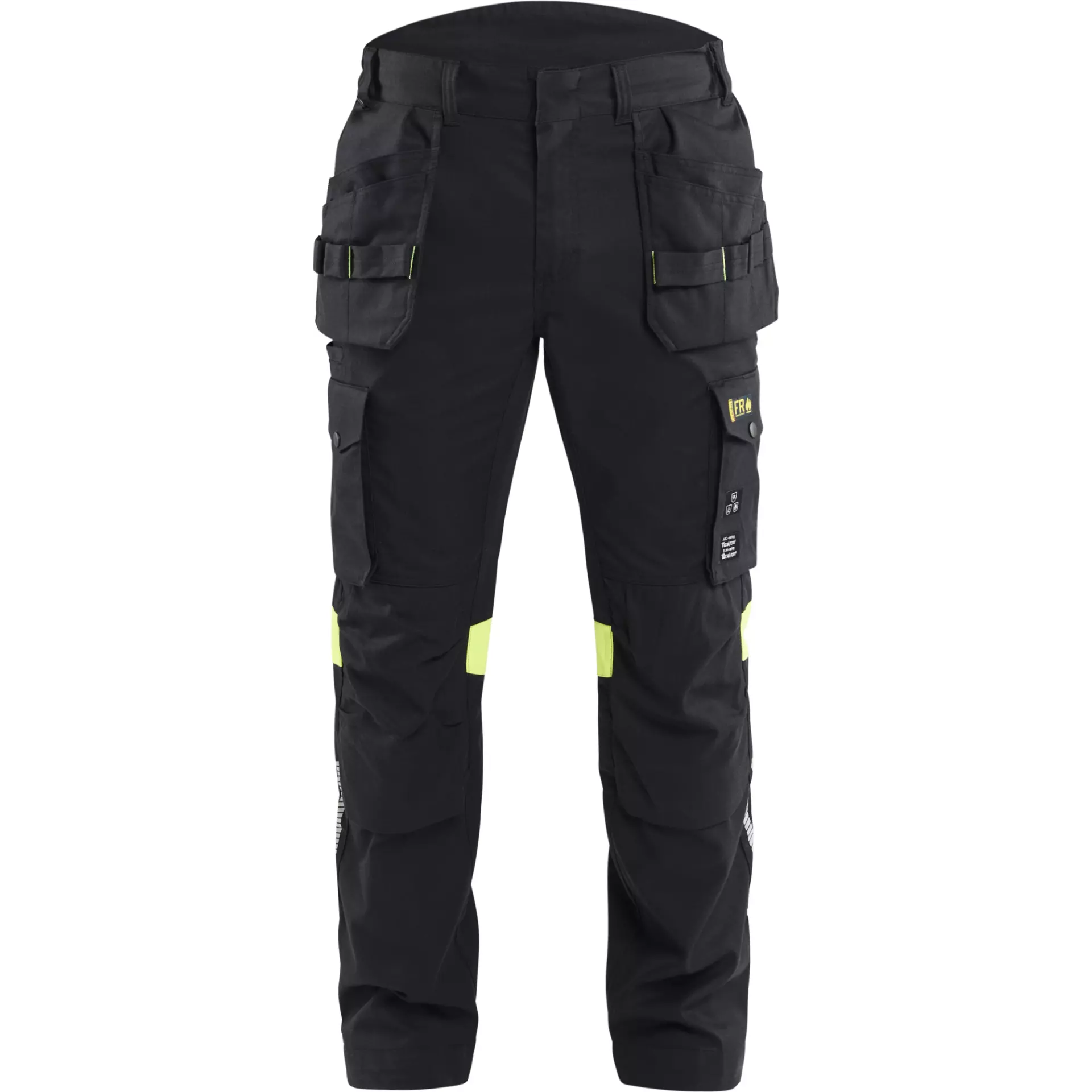 Blåkläder 141815129933, Holster Trousers with Inherent Flame Protection, Black/Yellow