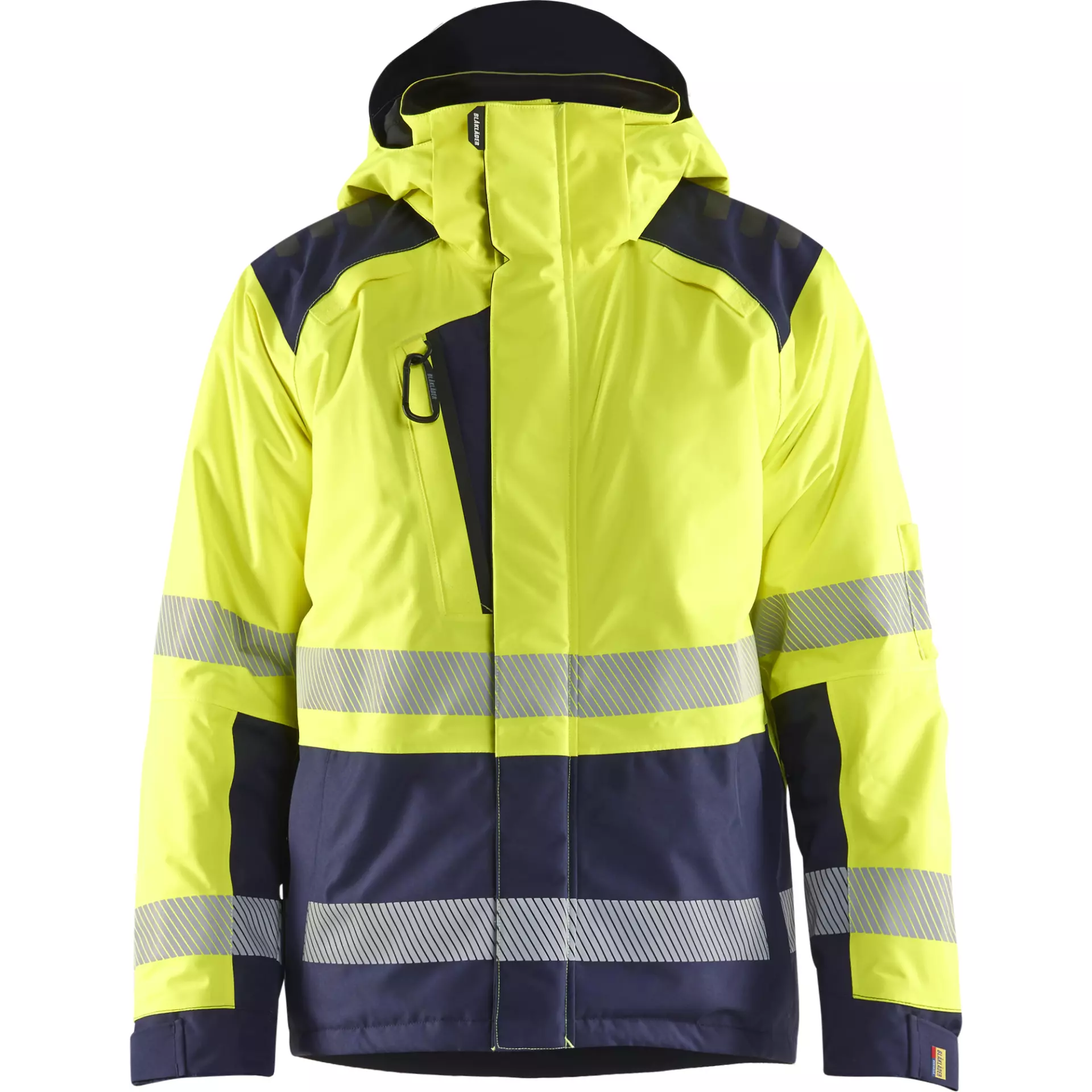 Blåkläder 445519873389, High Vis Winter Jacket, High Vis Yellow/Navy Blue