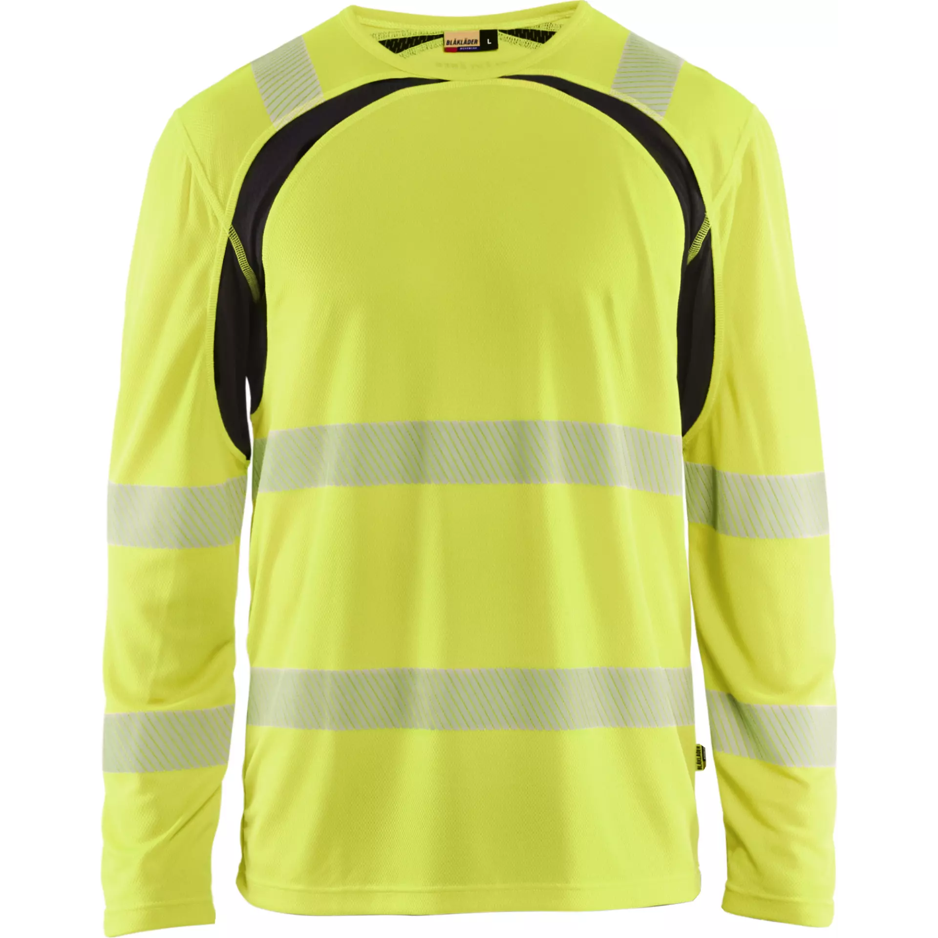 Blåkläder 359910133399, High-Vis Long Sleeve T-Shirt, High-Vis Yellow/Black