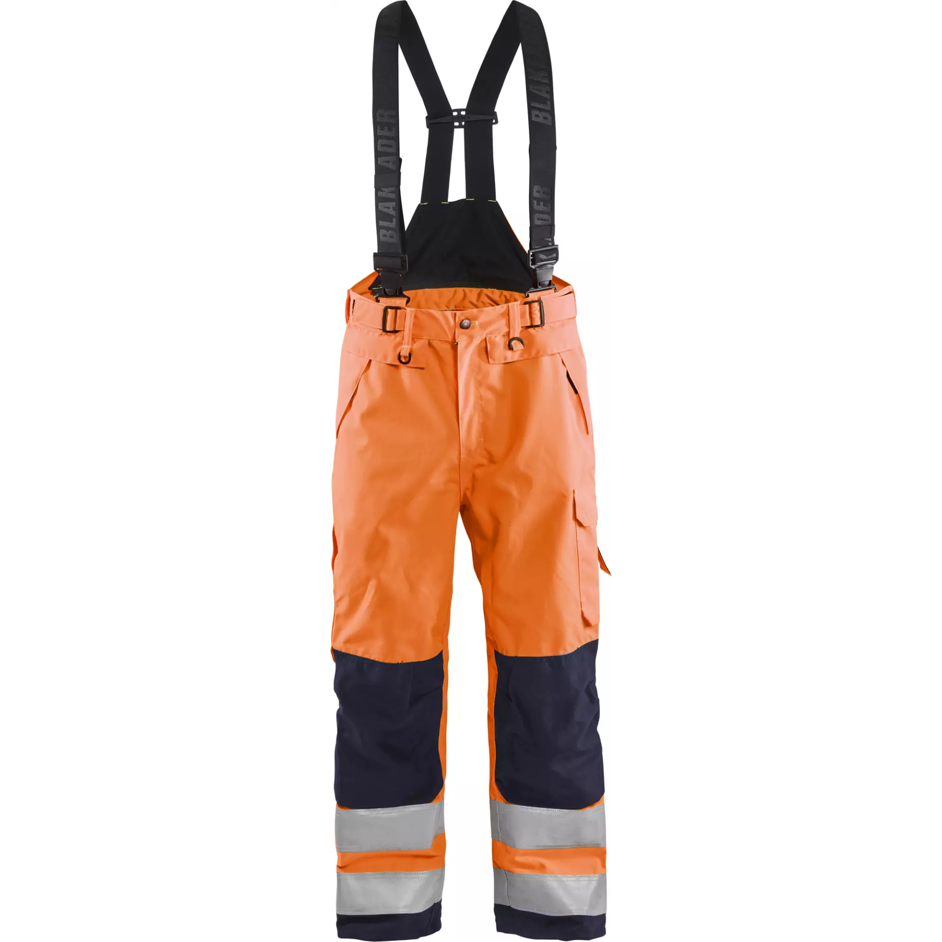 Blåkläder 186719775389, Warnschutz-Shellhose, Warnorange/Dunkelblau