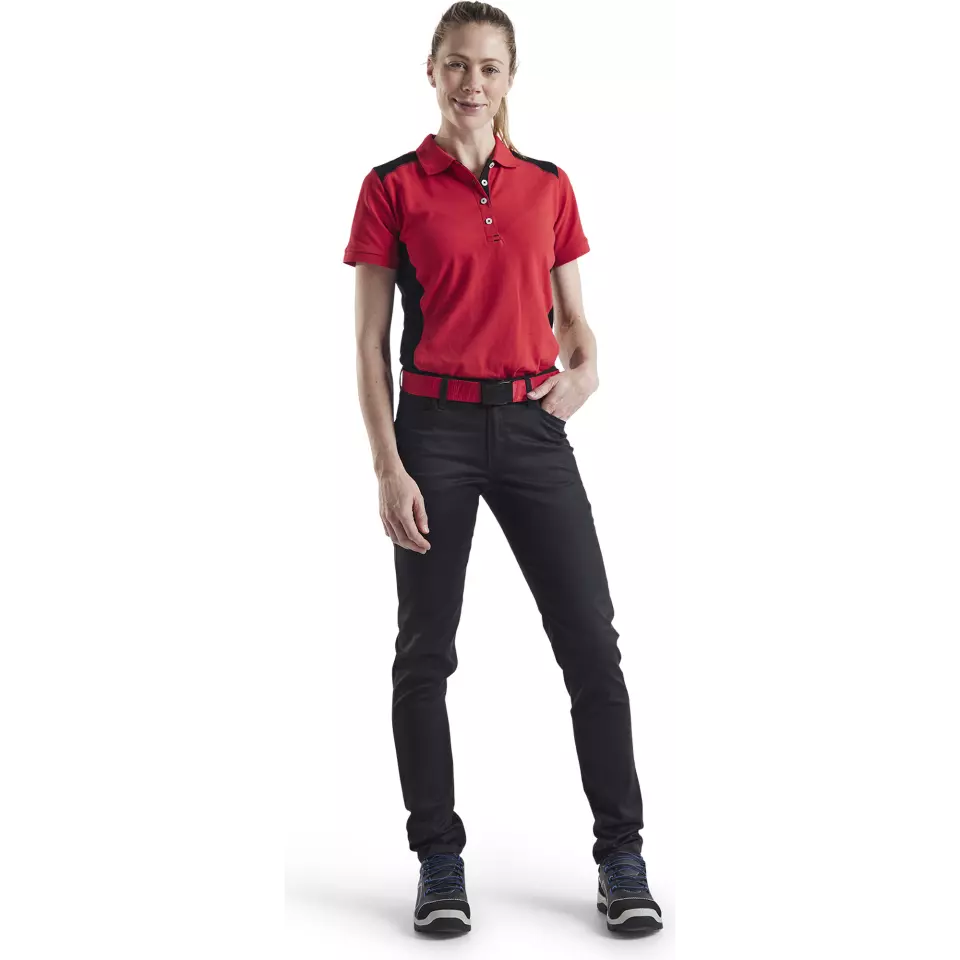 Blåkläder 716518309900, Women's Stretch Chinos, Black, image 5, gallery thumbnail