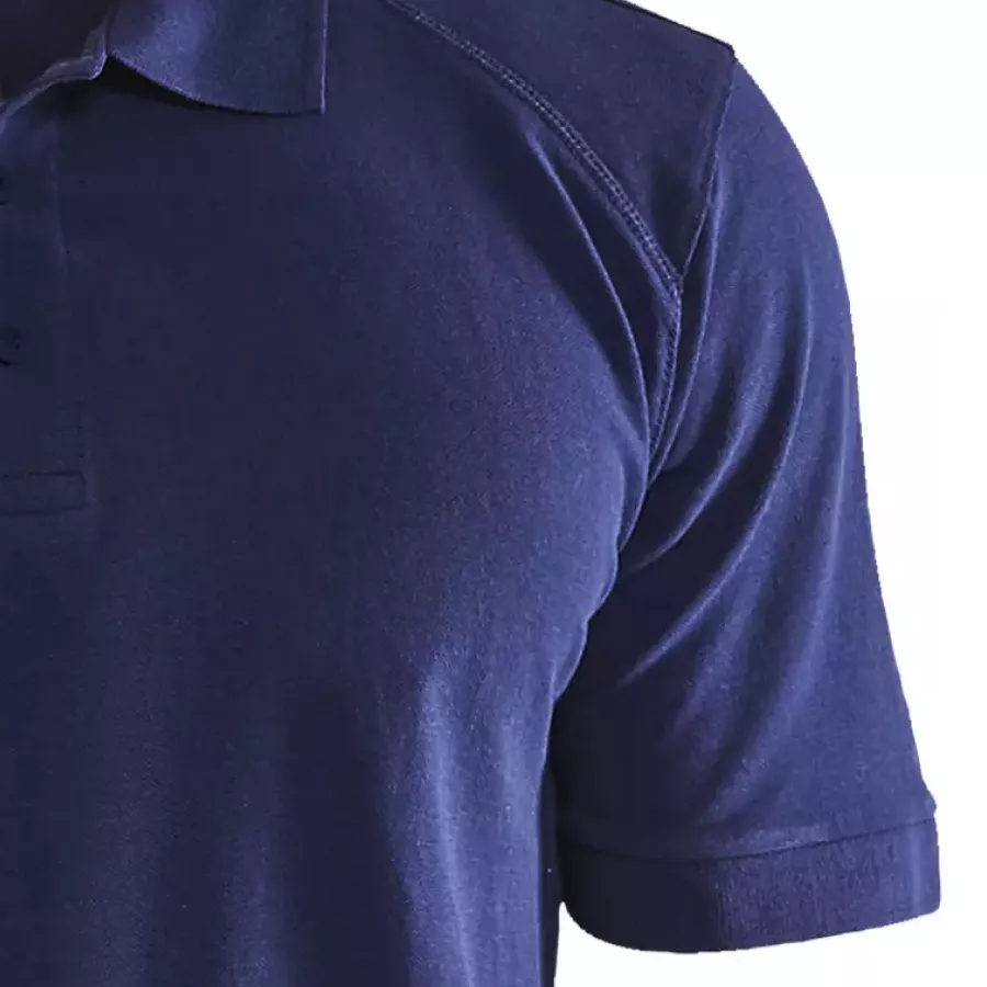 **Short Sleeves with Ribbed Cuffs** keep your arms free while maintaining a polished, stay-put look.