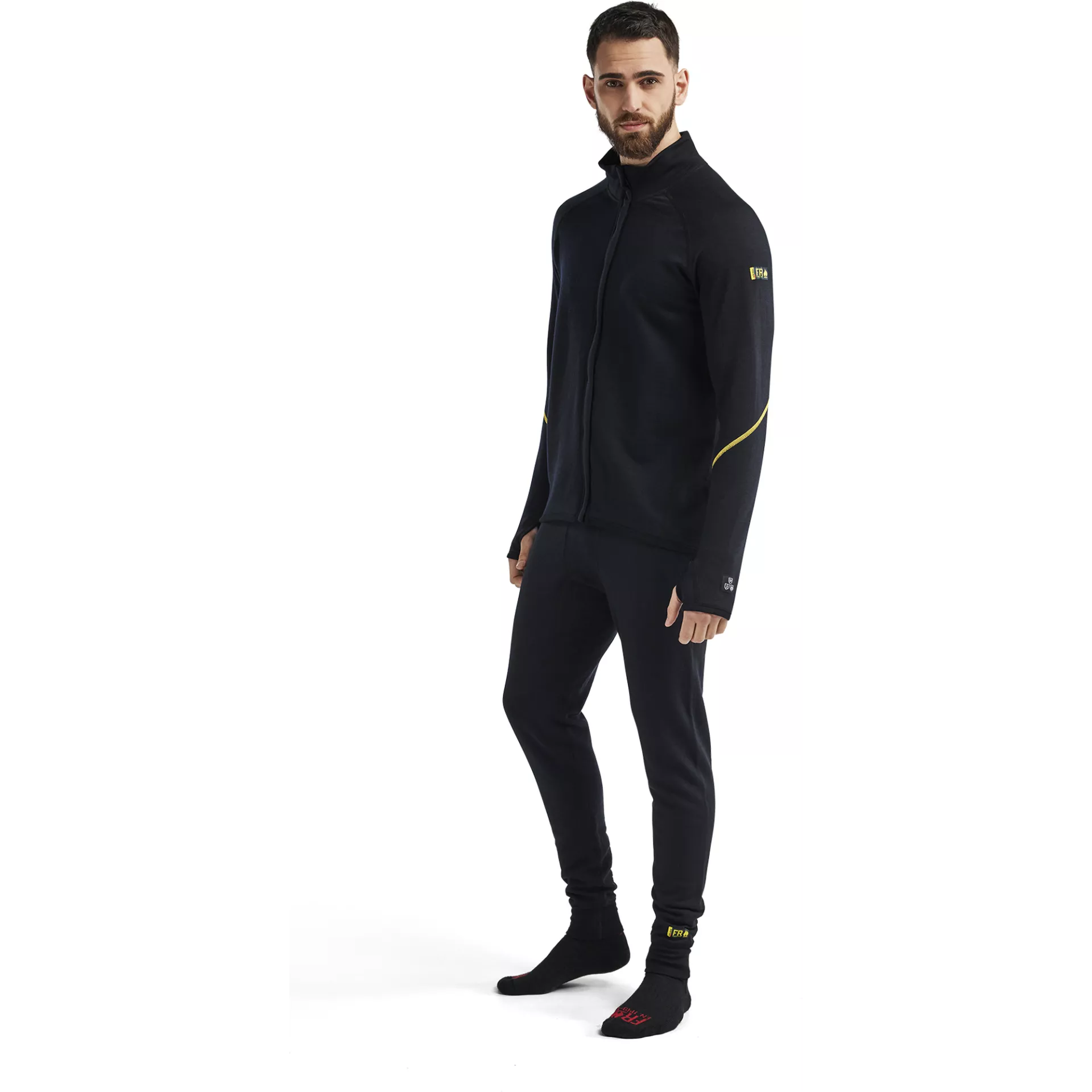 Blåkläder 187810779900, Flame-Resistant Long Underwear 79% Wool, Black, image 5