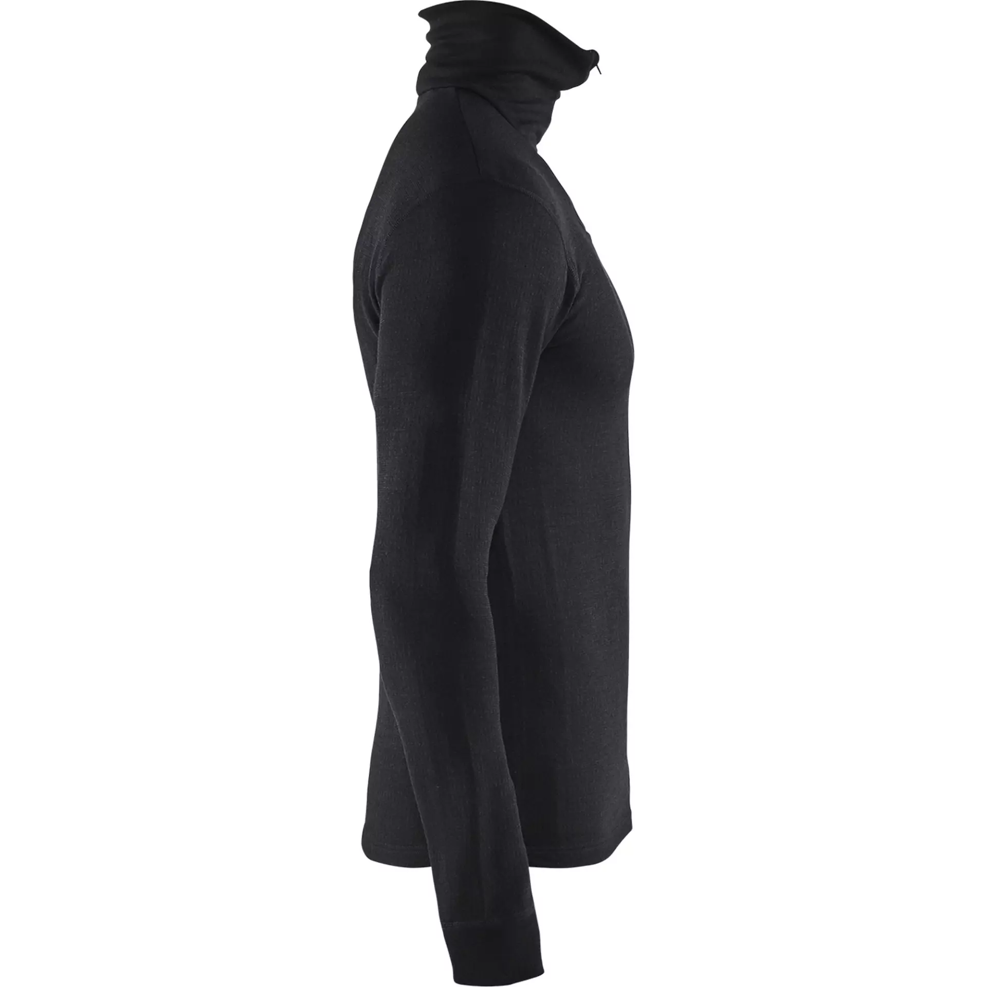 Blåkläder 489417069900, XWARM Base Layer Shirt, 70% Merino Wool, Black, image 2