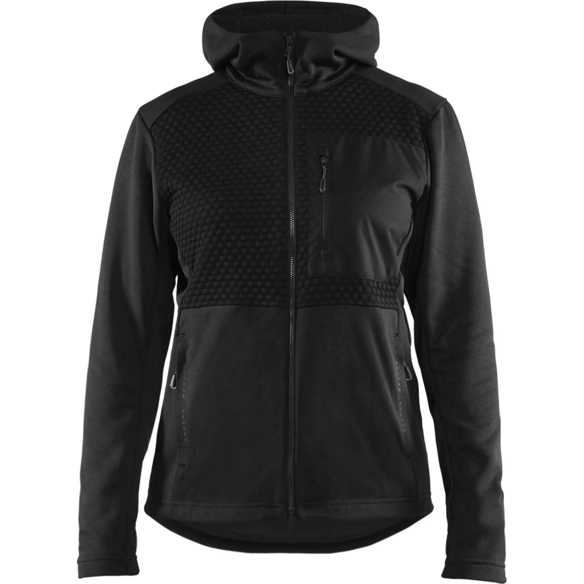 Blåkläder 354225269900, Women's Zip Hoodie, Black