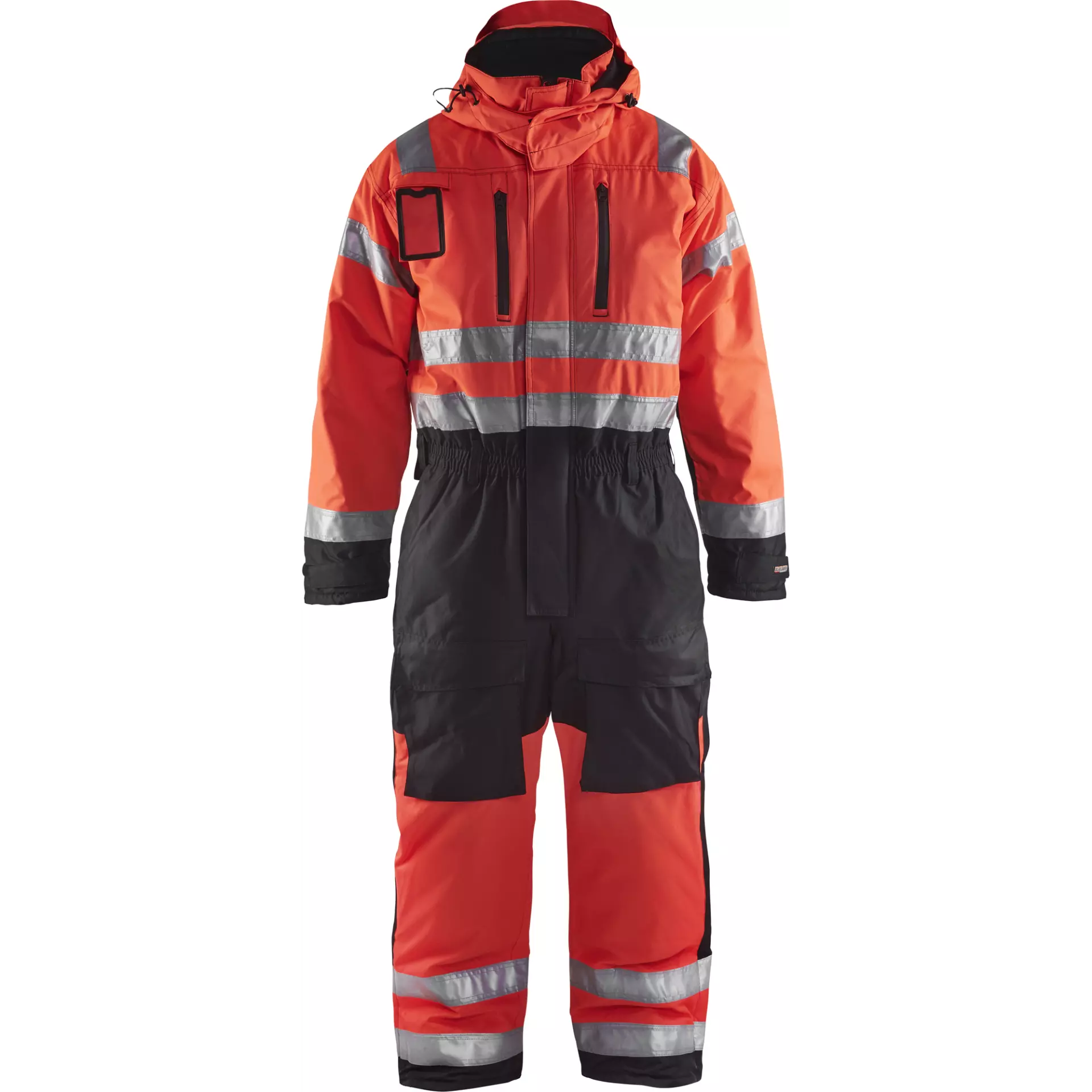 Blåkläder 676319775599, Warnschutz-Winteroverall, Warnrot/Schwarz