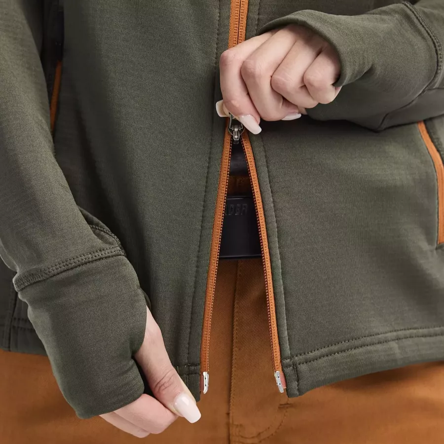 **Two-Way Plastic Zip Closure** provides flexible ventilation and easy adjustment for comfort.