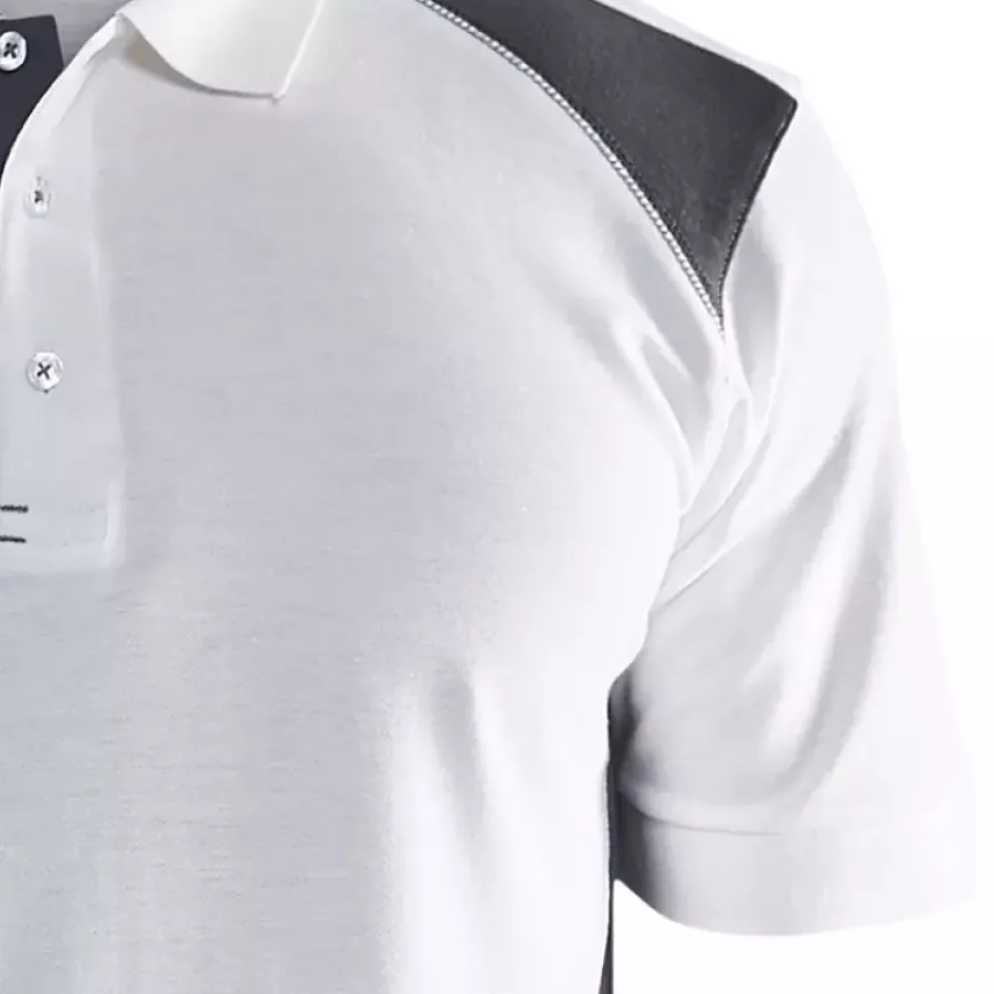 **Short Sleeves with Ribbed Cuffs** keep your arms free while maintaining a polished, stay-put look.