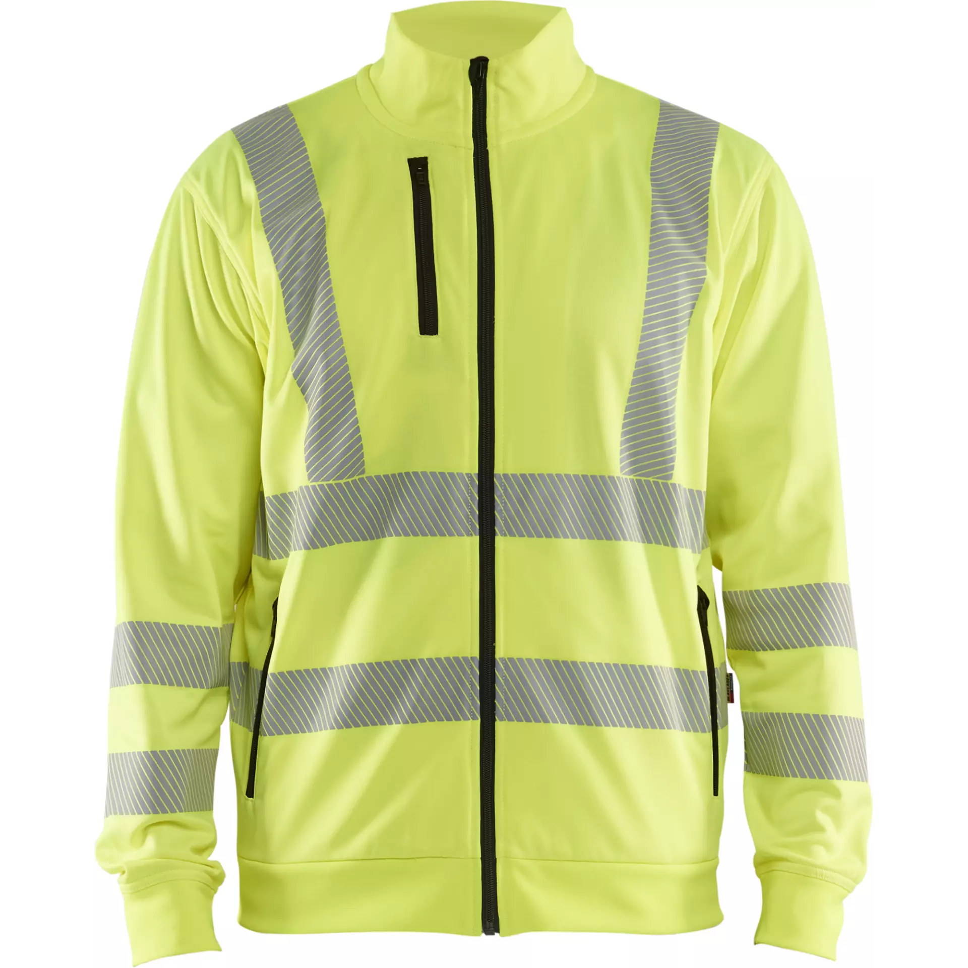 Blåkläder 356325383300, High-Vis Zip Sweatshirt, High-Vis Yellow