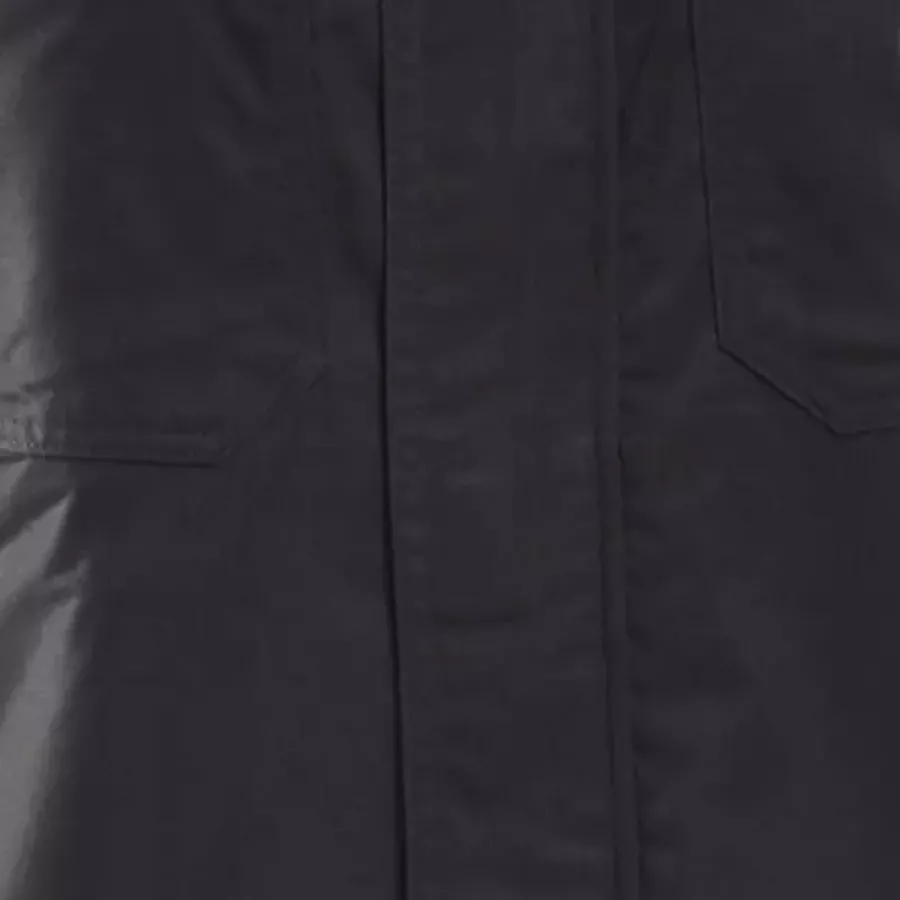 **Hidden One-Way Zipper Closure** gives the jacket a clean look while providing smooth, reliable fastening.