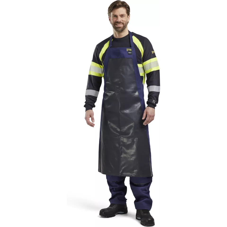 Blåkläder 306115018900, Welding Apron, Navy Blue, image 2, gallery thumbnail