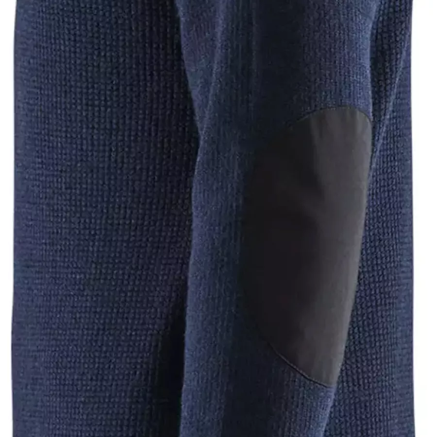 **Reinforced Shoulders and Elbows** withstand daily wear so your sweater stays durable and reliable.