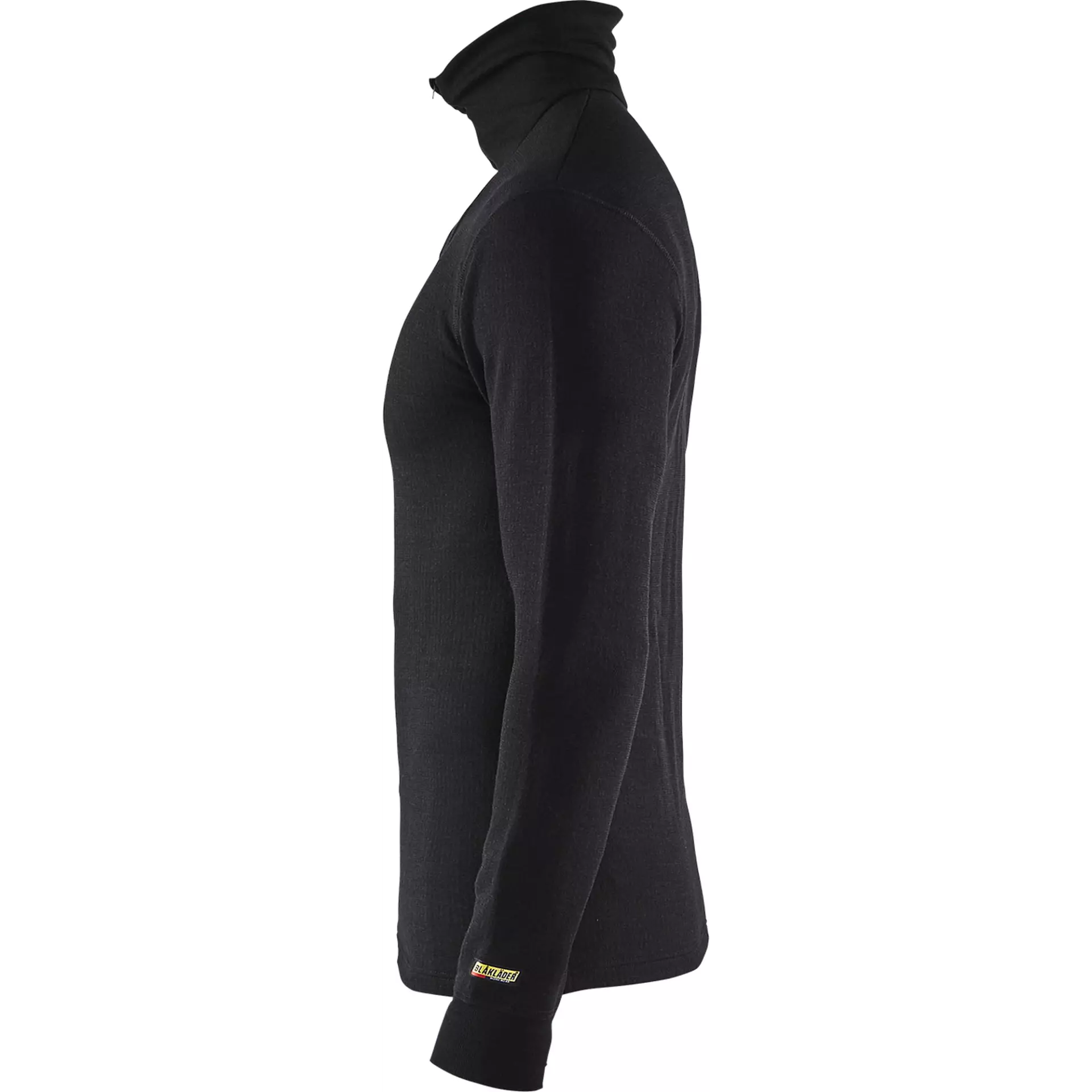 Blåkläder 489417069900, XWARM Base Layer Shirt, 70% Merino Wool, Black, image 3